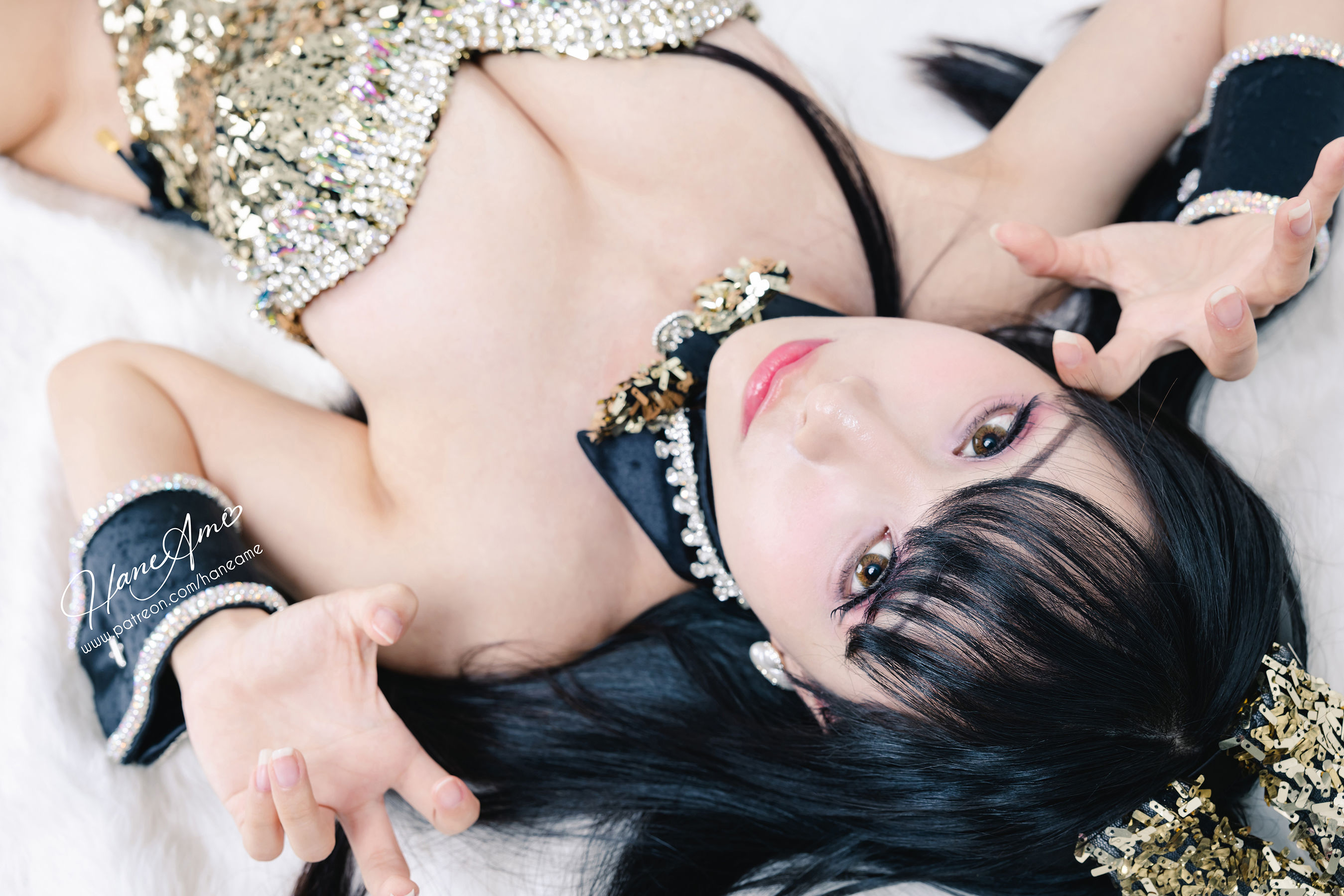 [福利COS] Hane Ame 雨波写真 - Original Dazzling Bunny 金炫兔女郎第11张