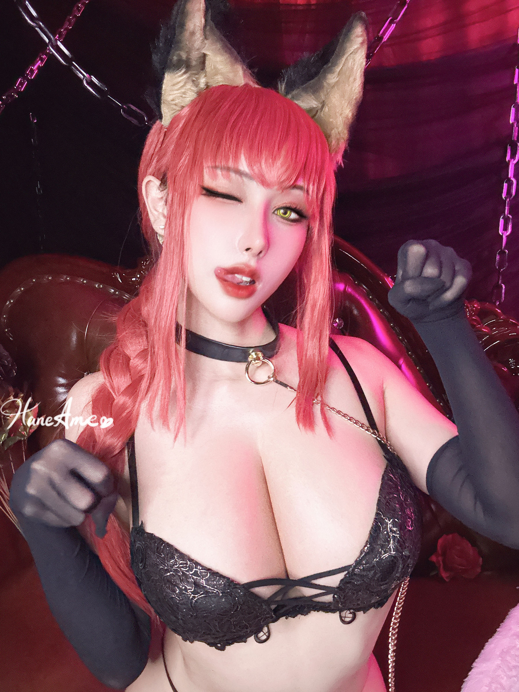 [福利COS] Hane Ame 雨波写真 - 电锯人 玛奇玛第9张