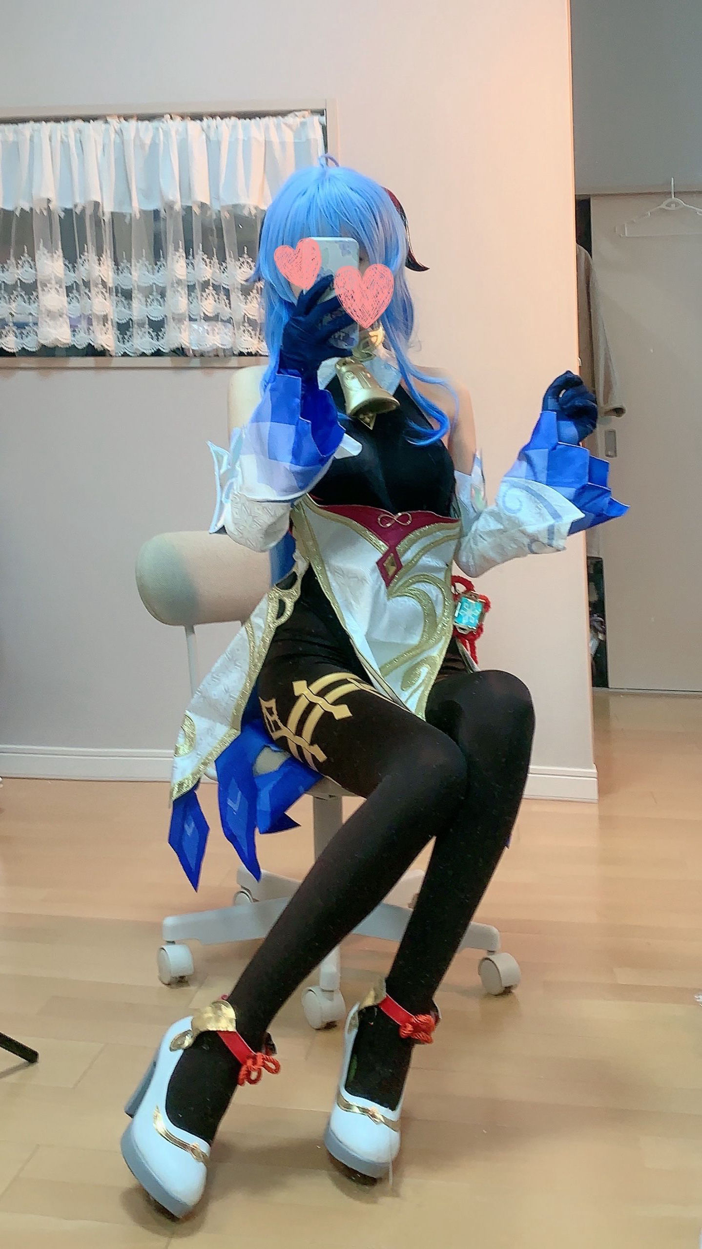 [福利COS] 千阳(ちよ) - 甘雨对镜拍第5张