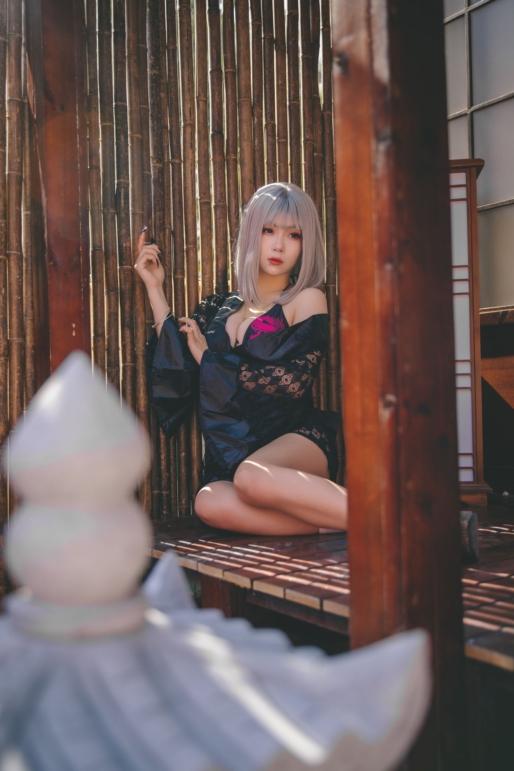 [福利COS] 末夜787 - 五月舰长 和服第7张