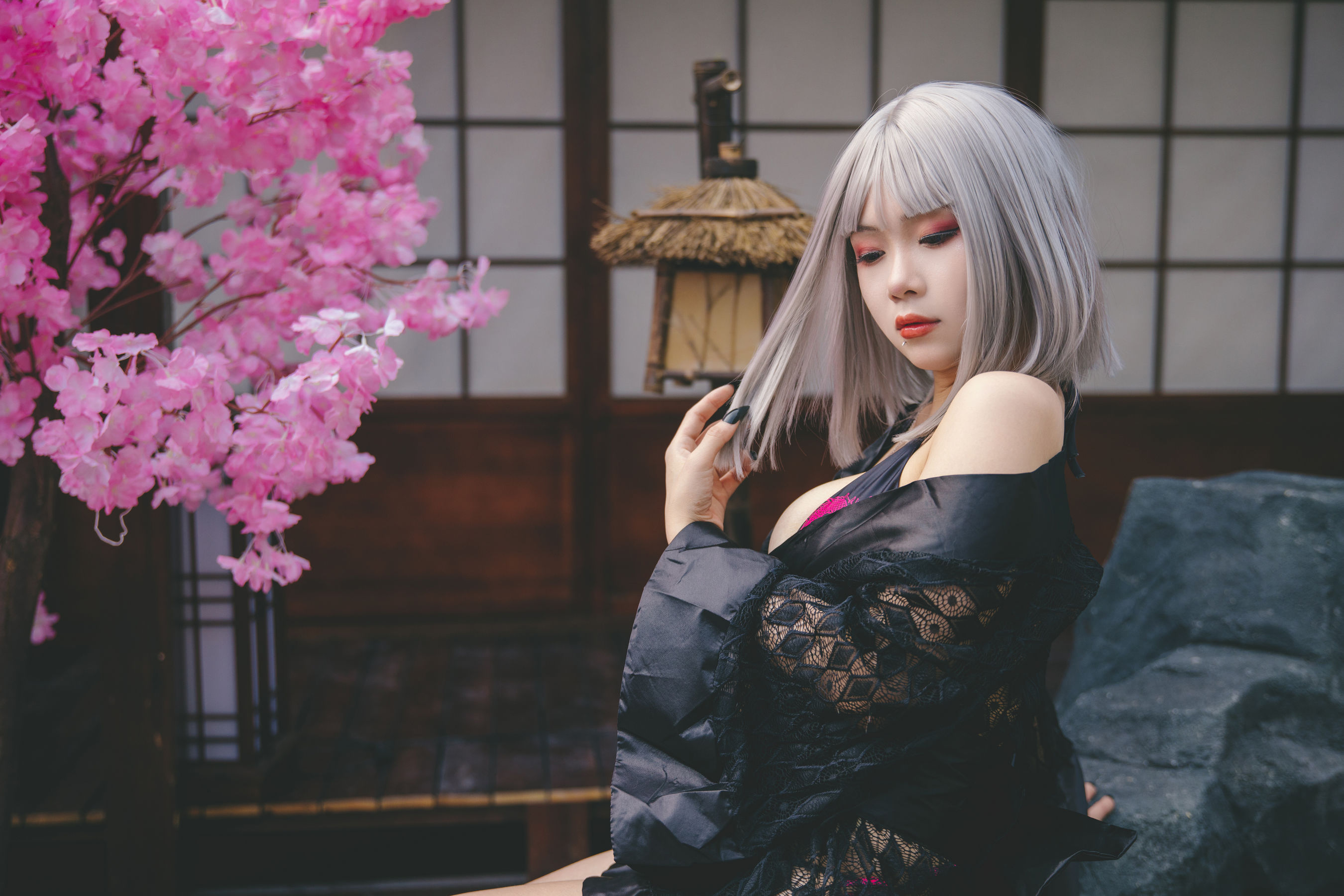 [福利COS] 末夜787 - 五月舰长 和服第18张