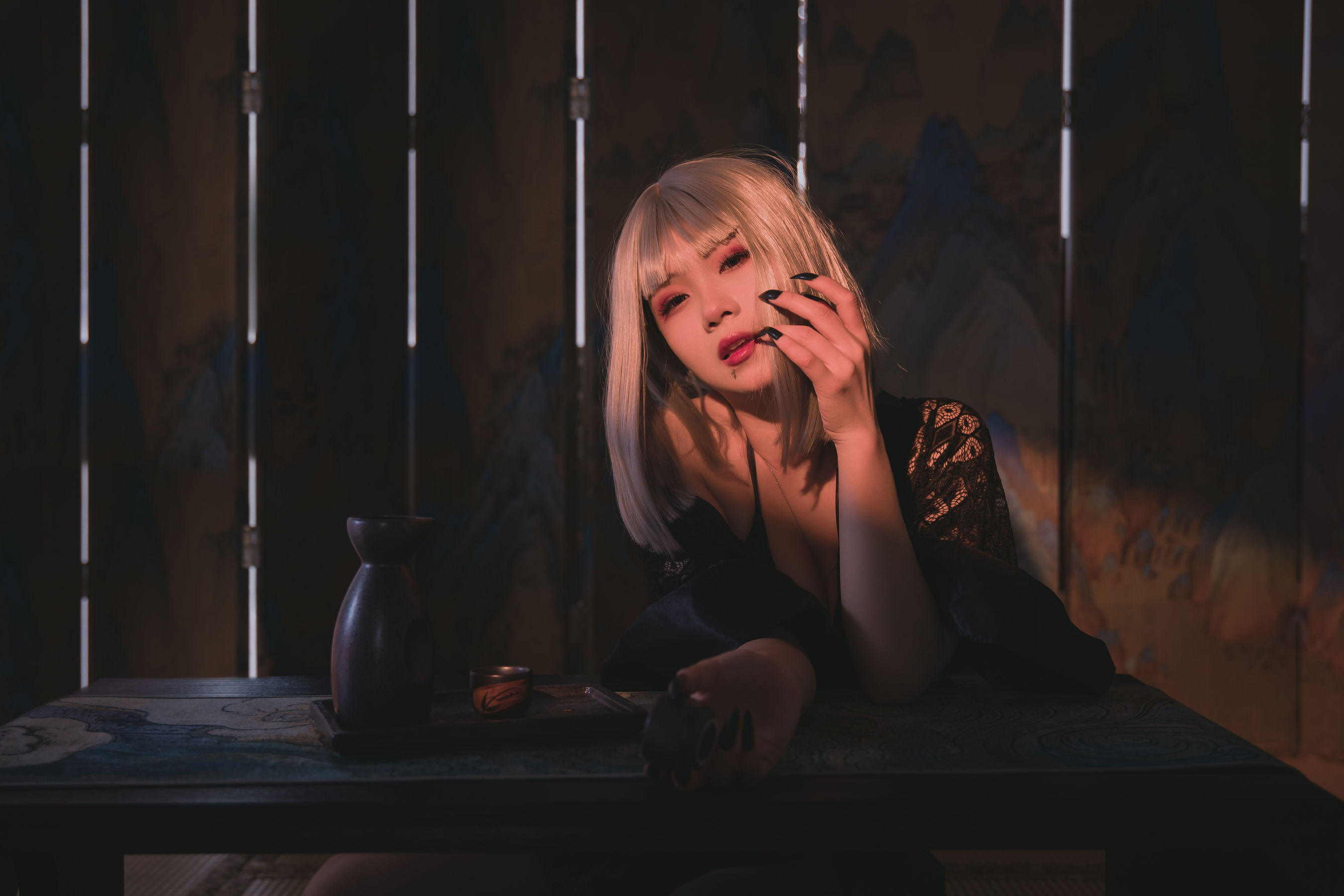 [福利COS] 末夜787 - 五月舰长 和服第1张