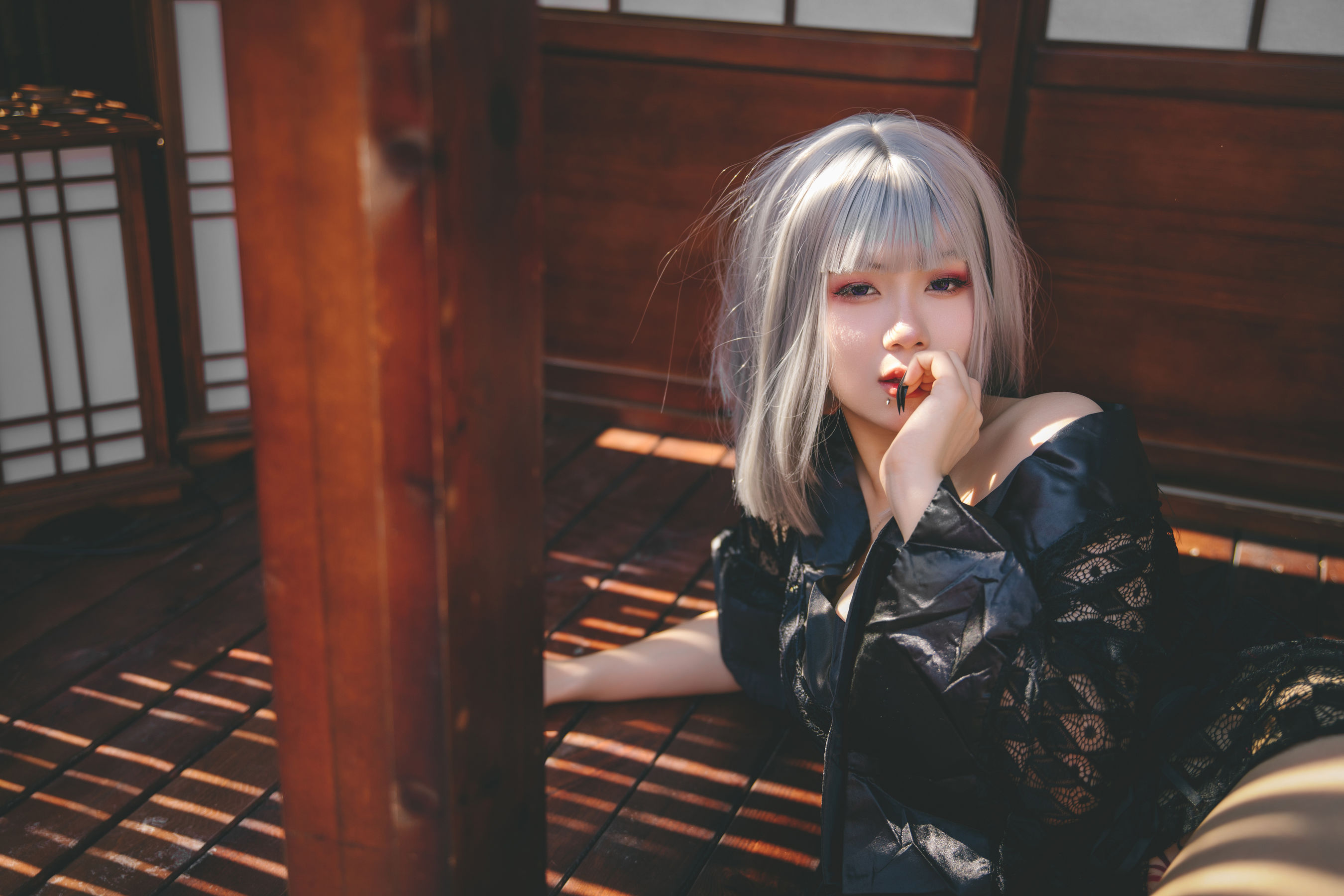 [福利COS] 末夜787 - 五月舰长 和服第11张