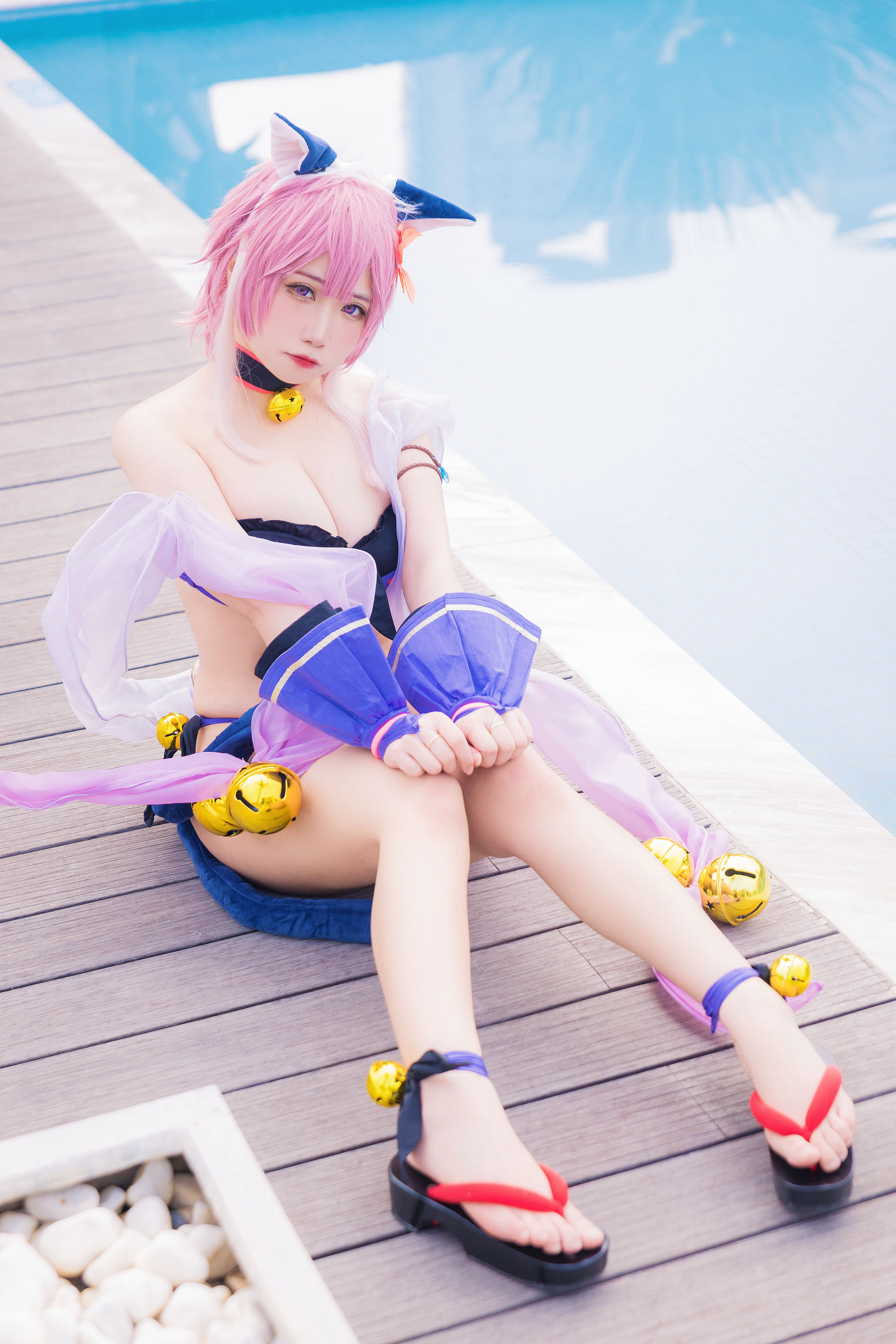 [福利COS] 贞子蜜桃 - 九月舰长 宮坂珠希泳装第6张