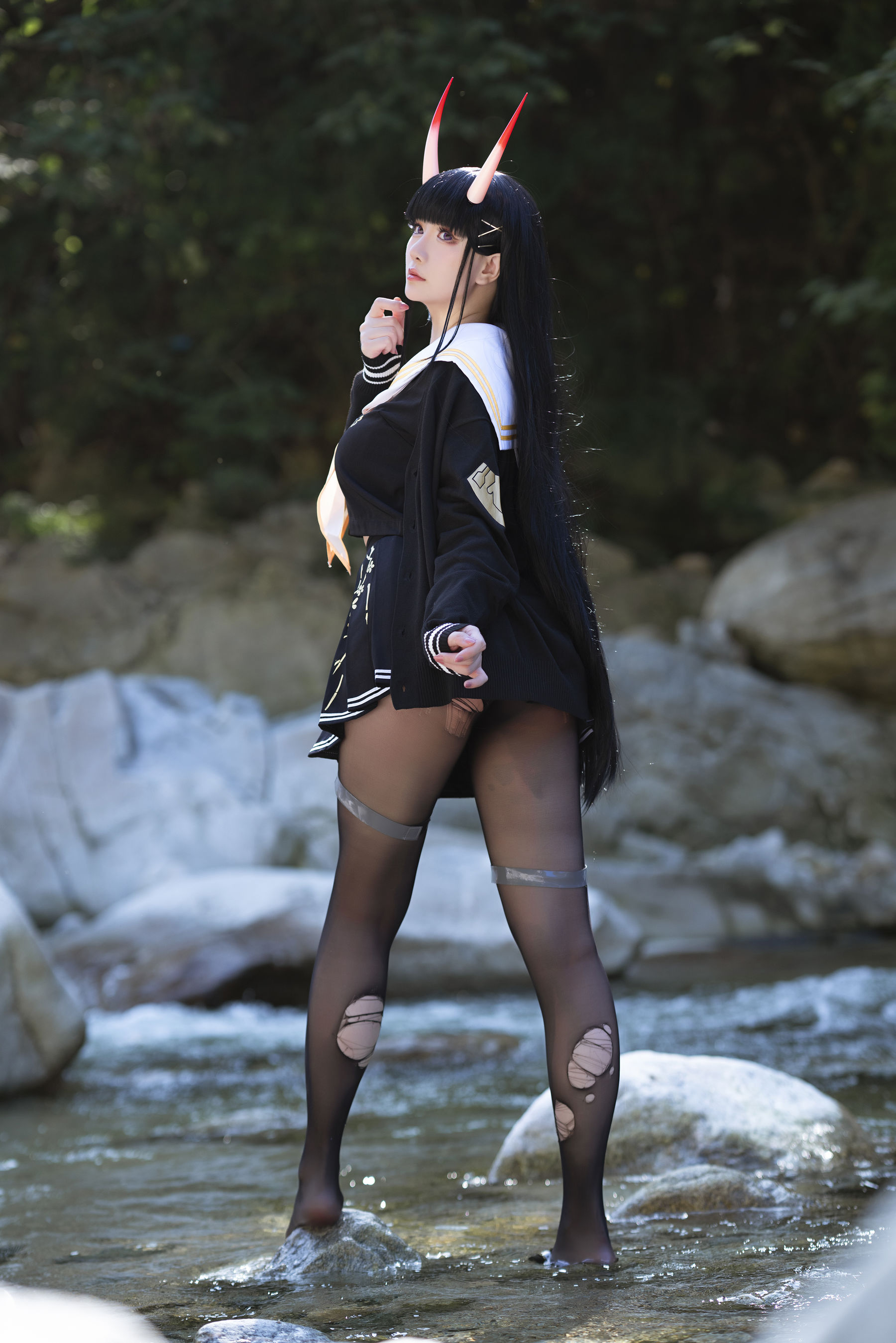 [福利COS] Coser小姐姐星之迟迟 - 碧蓝航线能代第15张