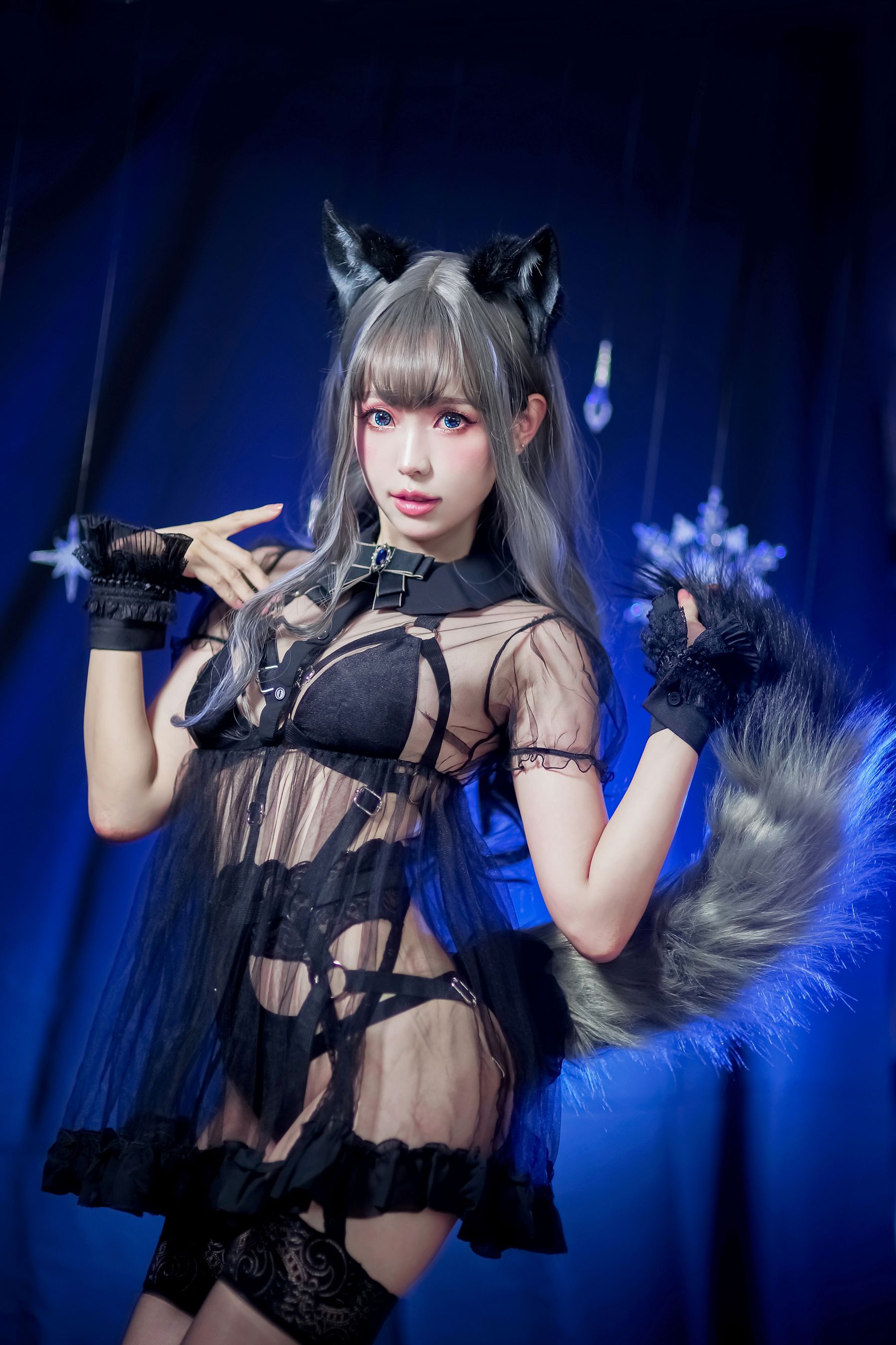 [福利COS] Ely_eee(ElyEE子) - オオカミ闇夜ーヨルちゃん第9张