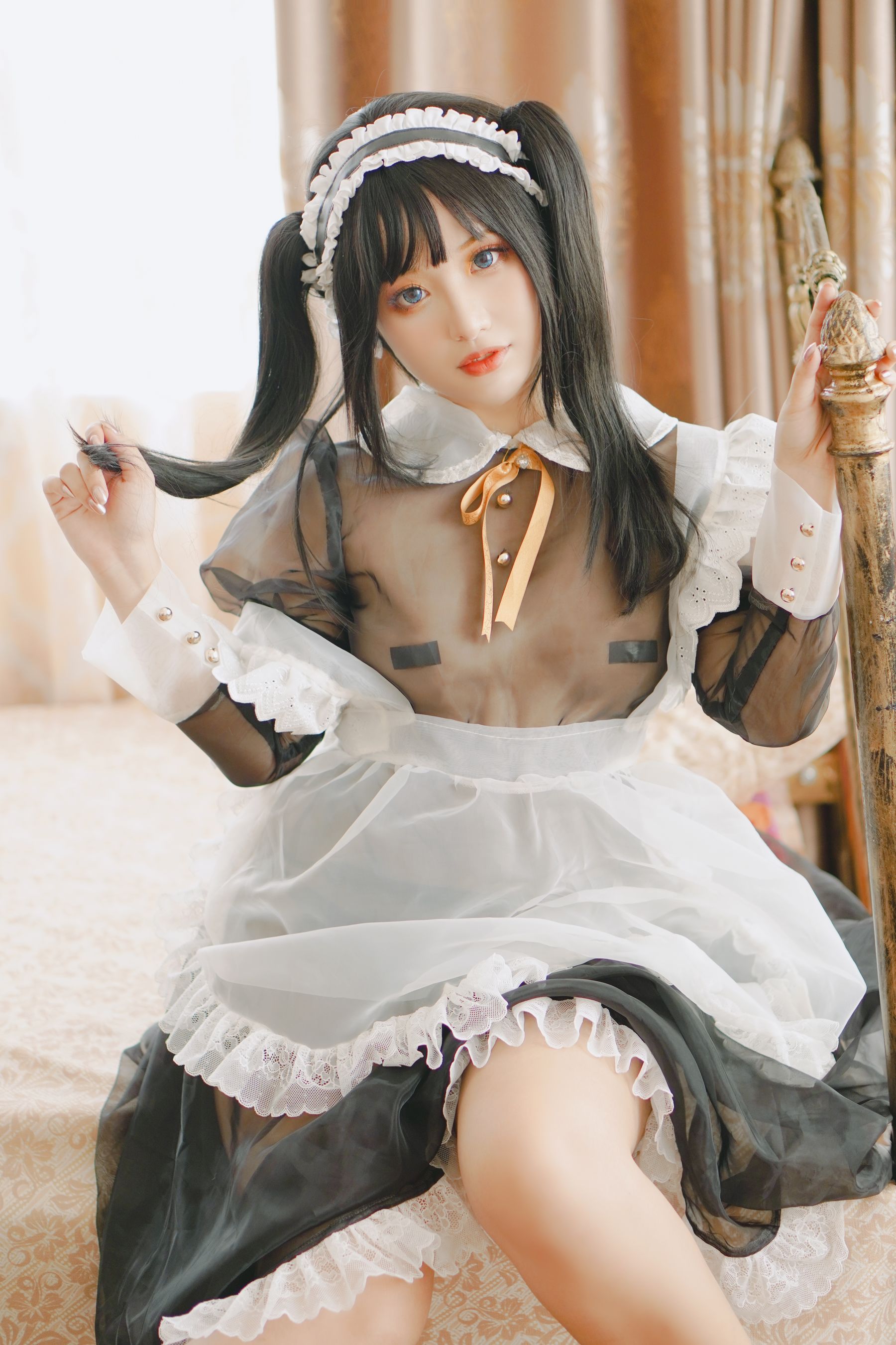 [福利COS] Chono Black - Transparent Maid第6张