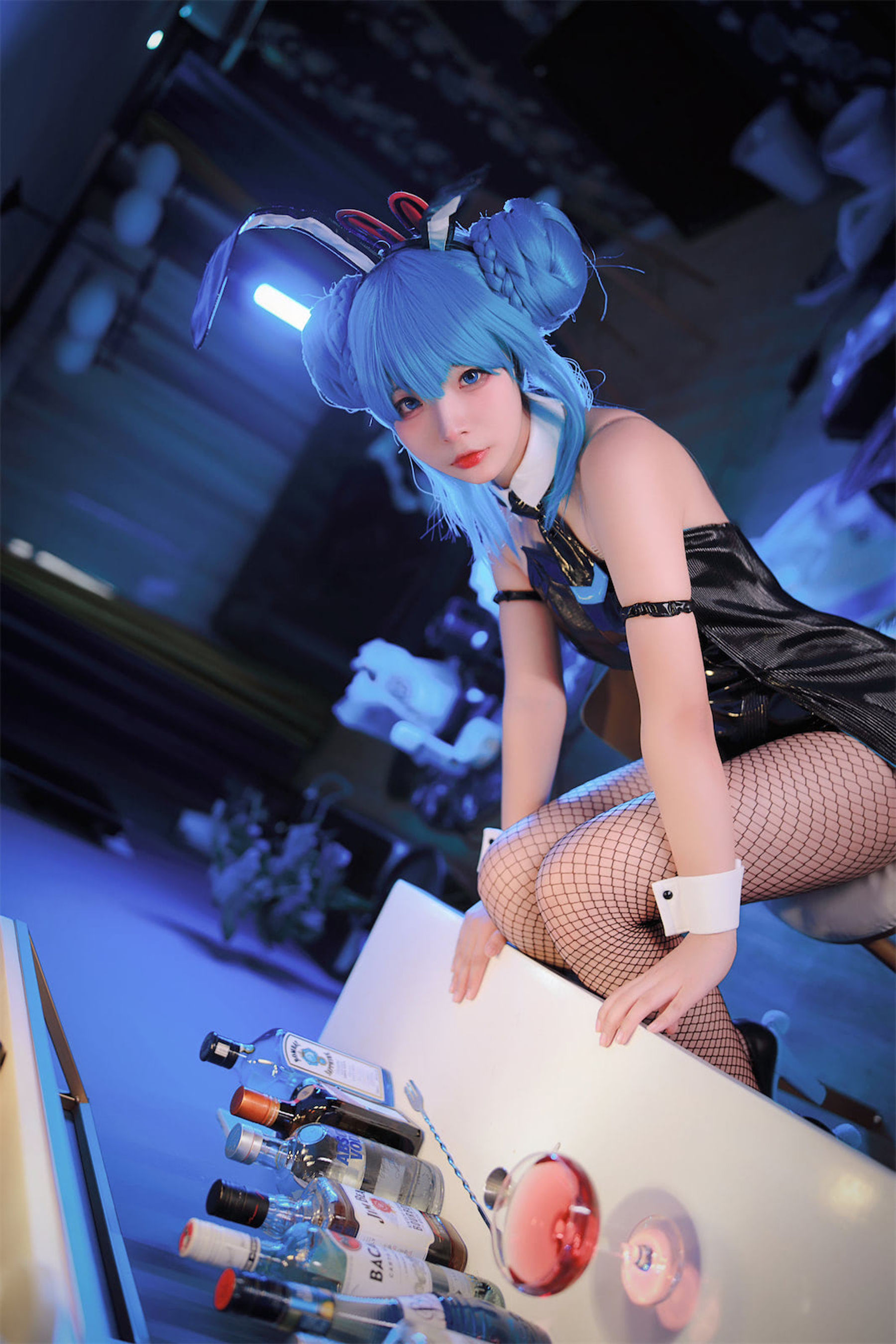 [福利COS] yuuhui玉汇 - 初音黑兔第11张