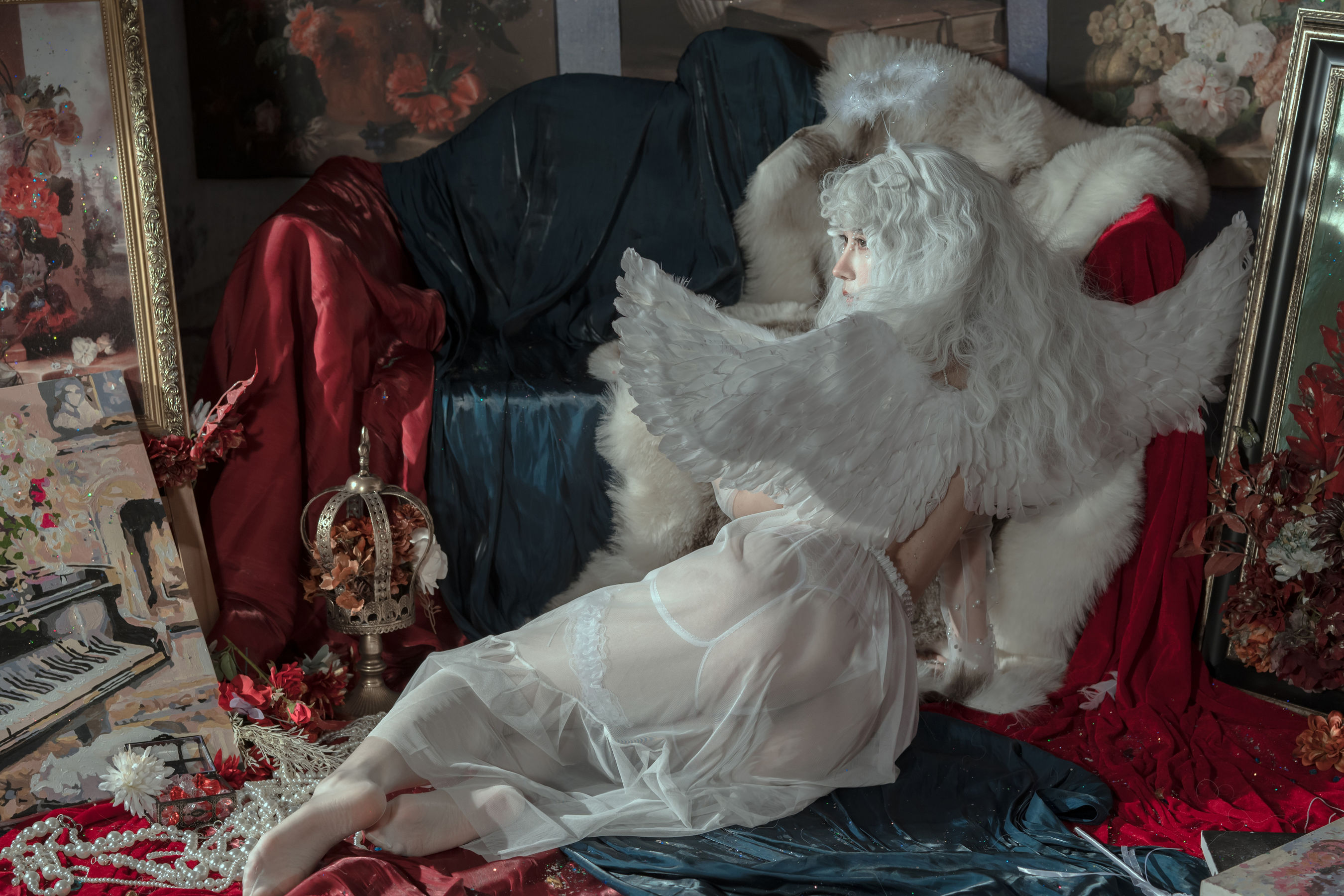 [福利COS] 云溪溪 - 奶桃桃 N44天使第6张