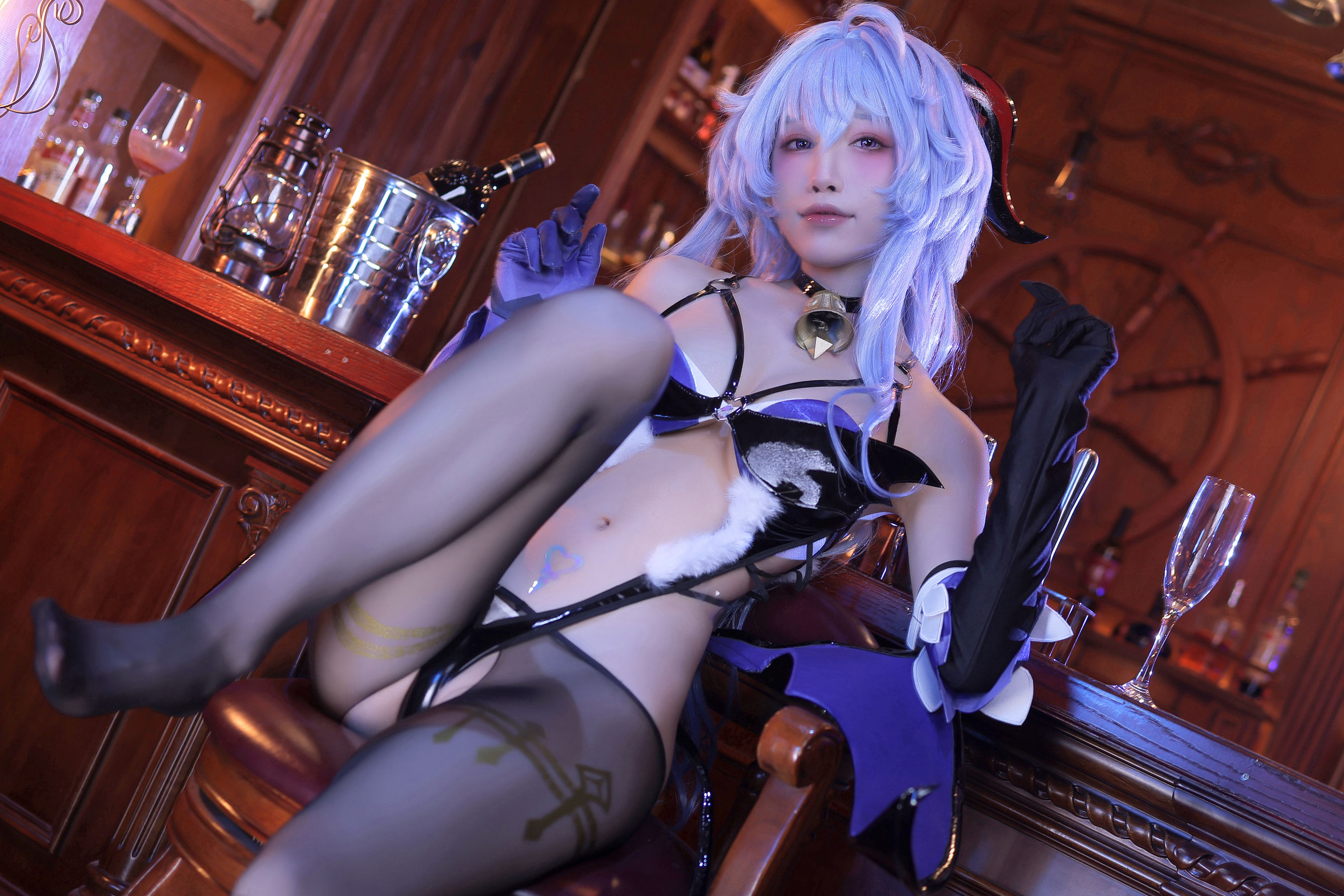 [福利COS] 动漫博主水淼aqua - 甘雨-同人魅魔第3张