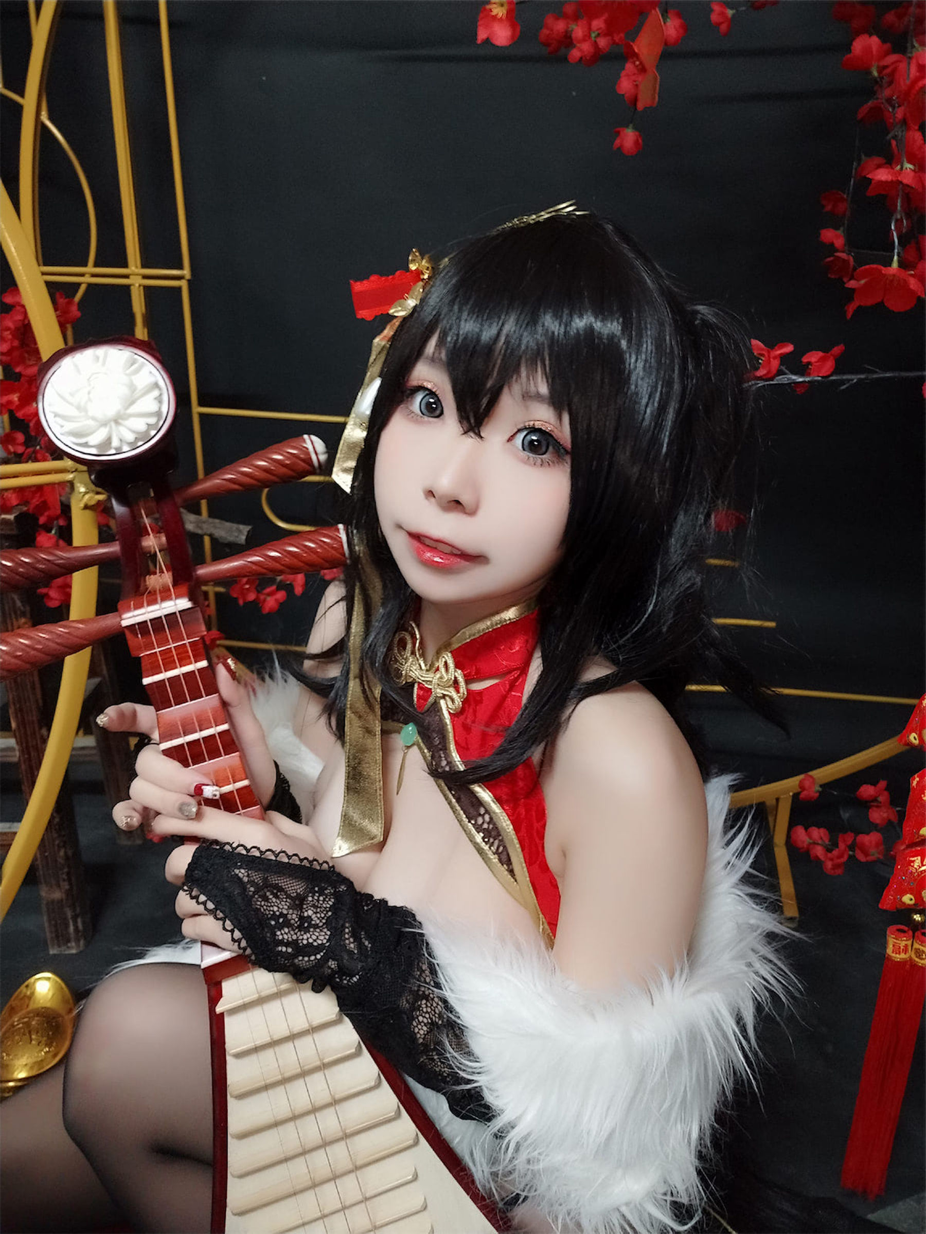 [福利COS] 自闭颜球球(无颜小天使wy) - 碧蓝航线 大凤红旗袍第19张