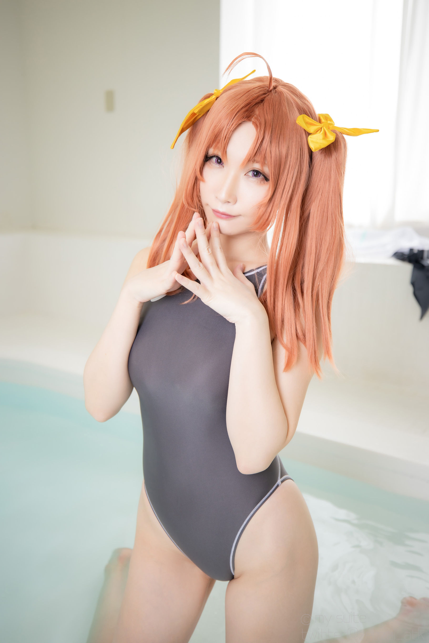 [福利COS] (Cosplay)[my suite] Atsuki あつき - スパッツと競泳水着を堪能するROM Suite Collection.36第28张