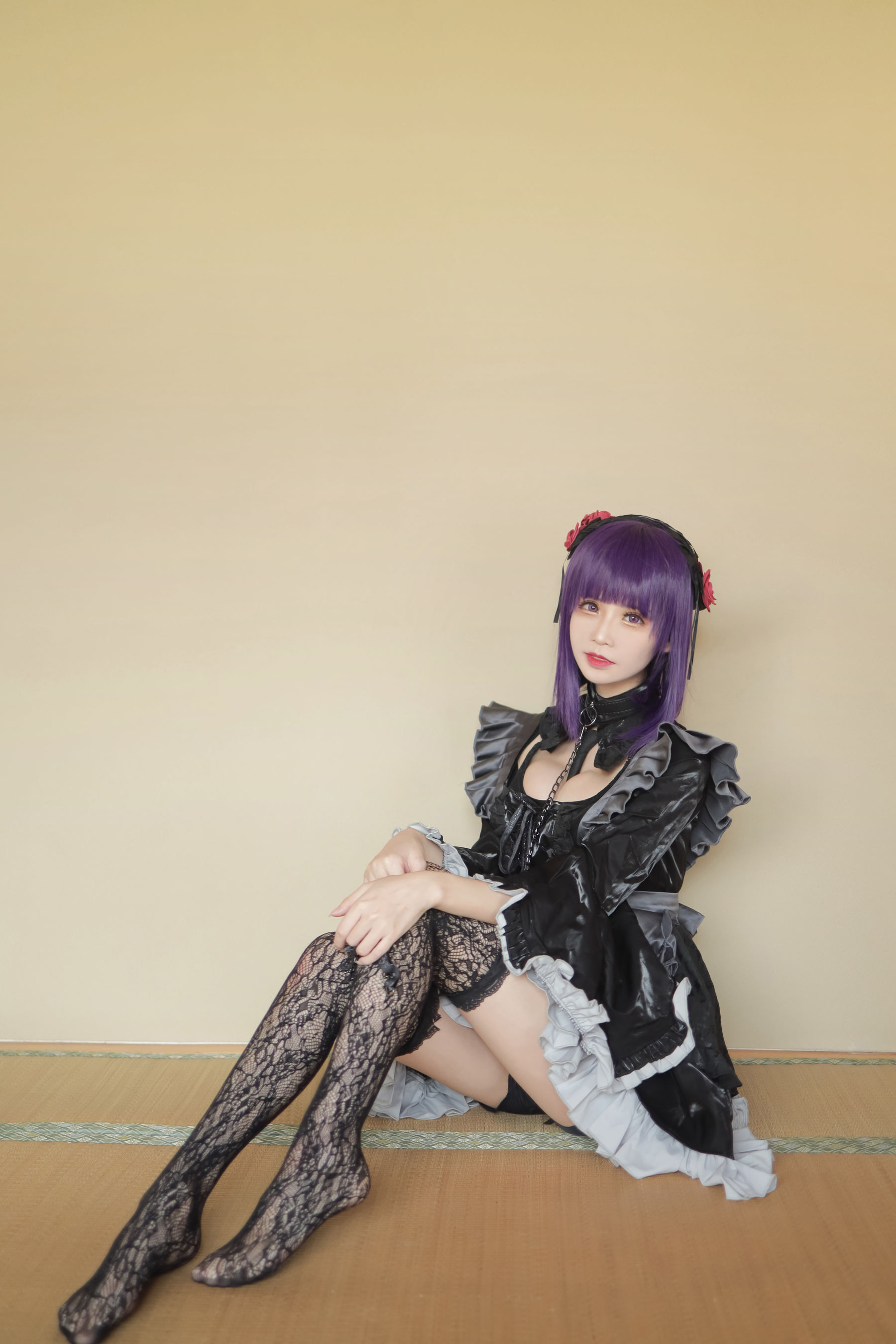 [福利COS] 动漫博主爱老师_PhD - 喜多川海梦 洛丽塔第6张