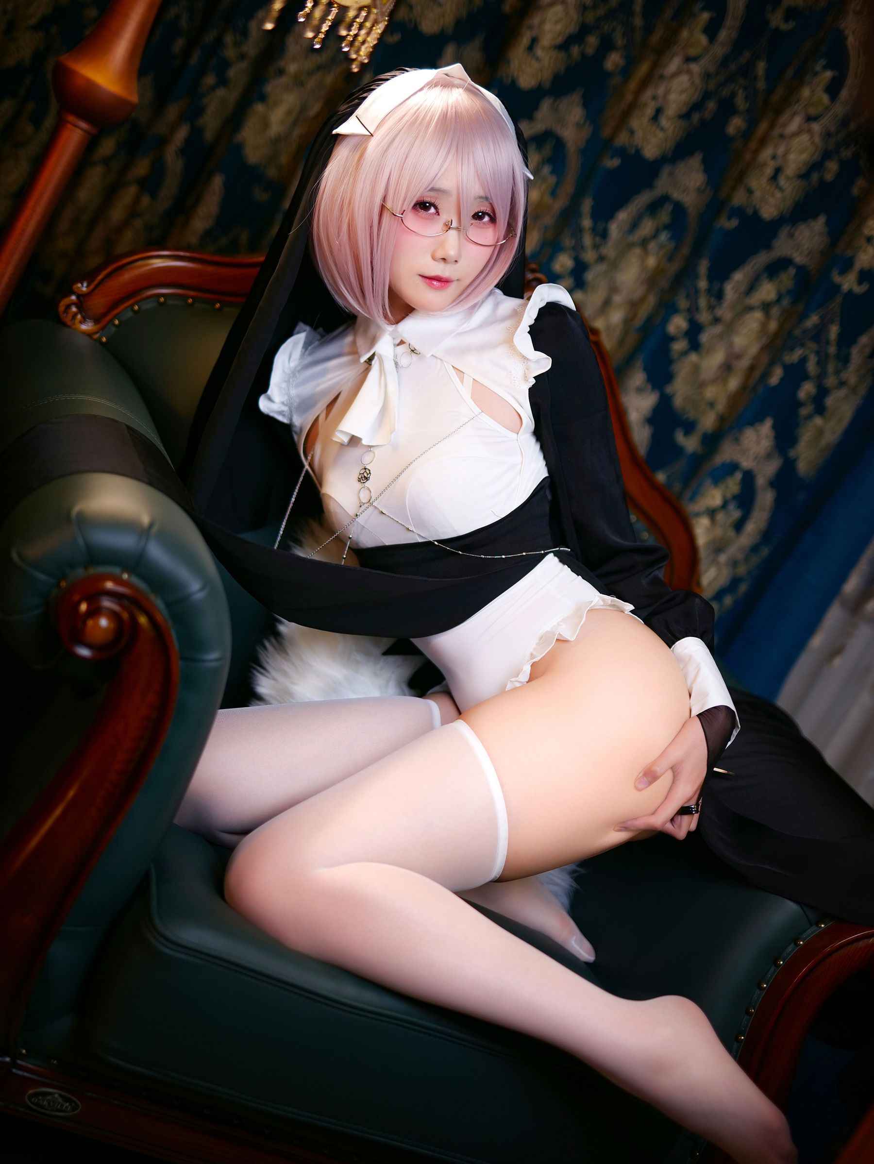 [福利COS] 动漫博主曉美媽 - 痴-修女第1张