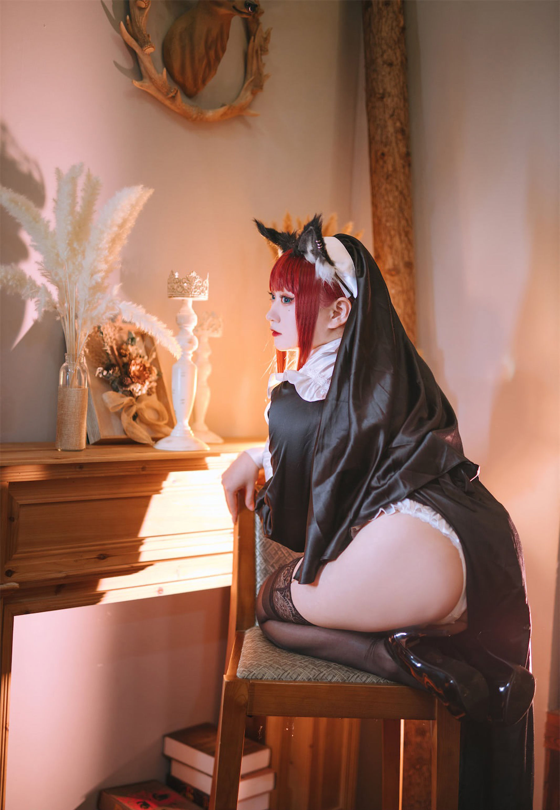 [福利COS] 动漫博主恩田直幸 - 修女第4张