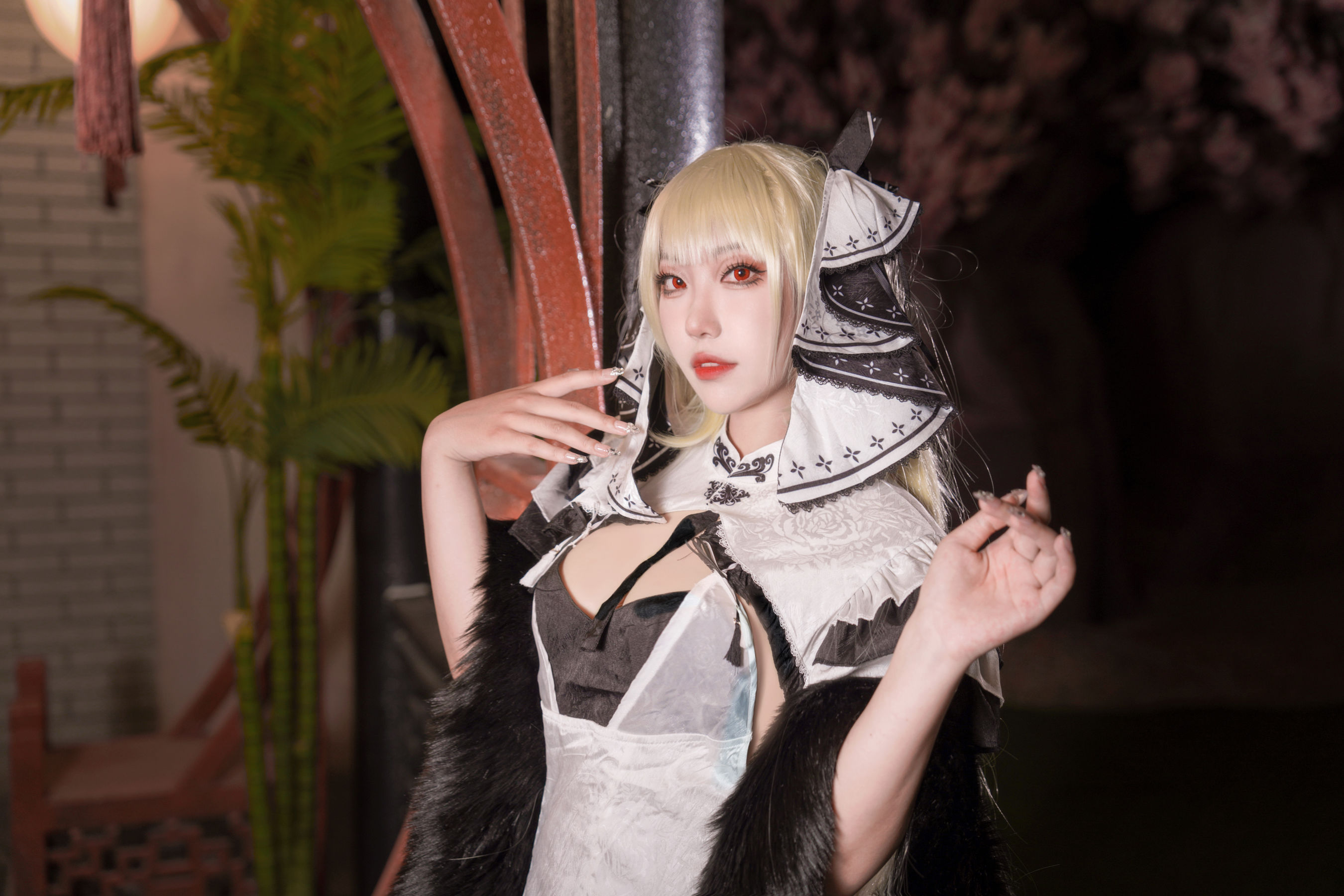 [福利COS] Ho_biiibo - 可畏旗袍第7张