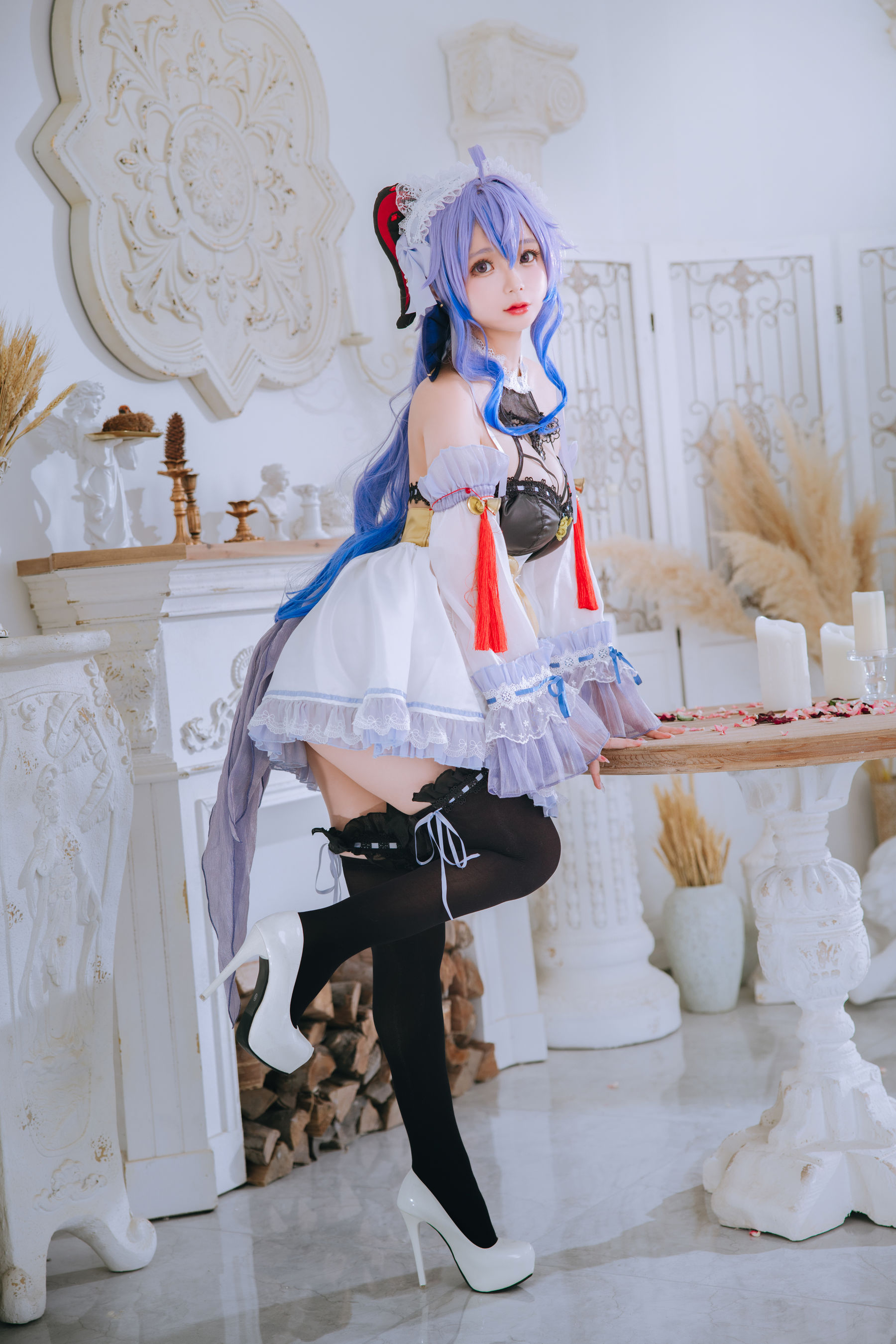 [福利COS] Cosplay日奈娇 - 甘雨女仆第6张