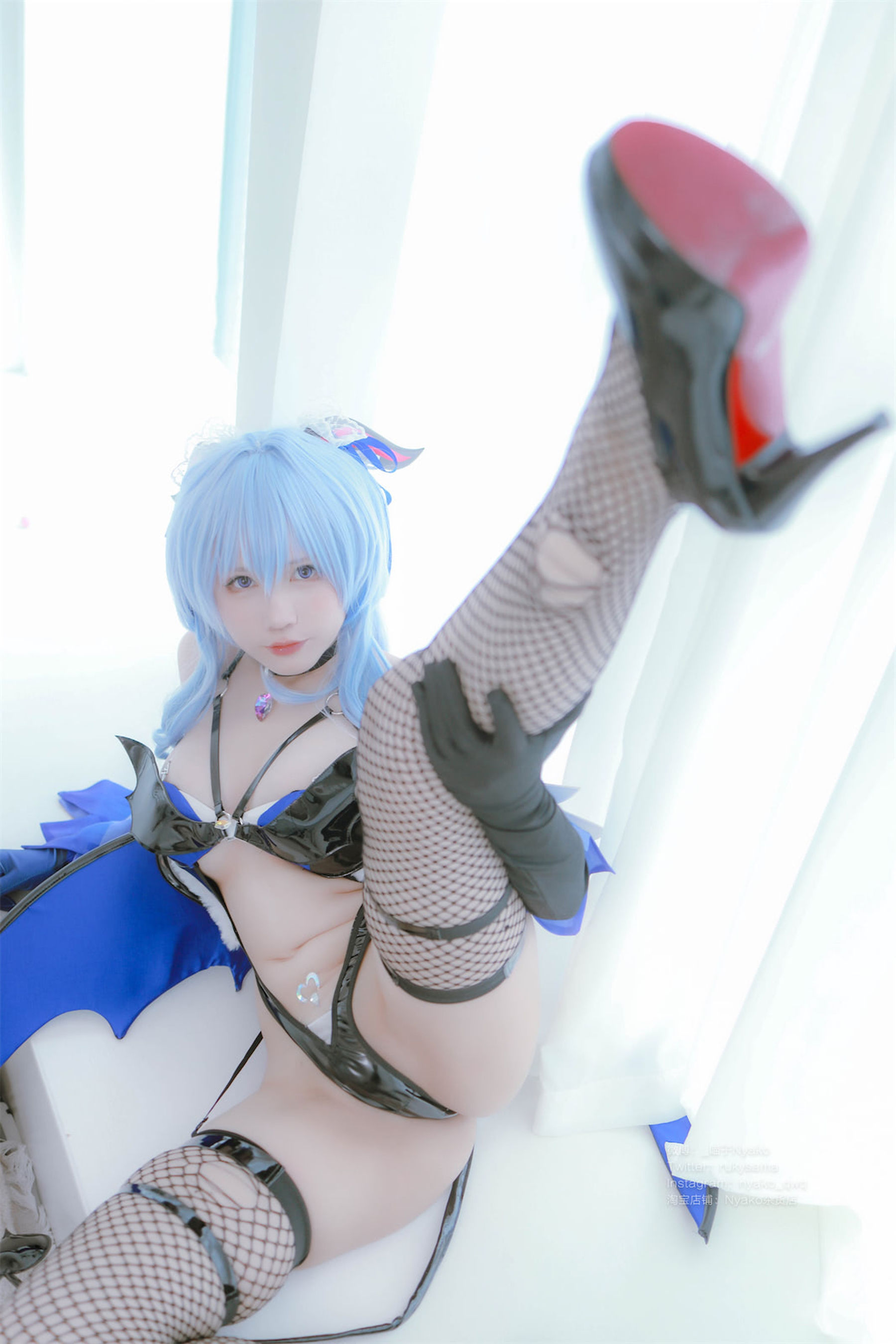 [福利COS] 萌妹子Nyako喵子 - 原神甘雨魅魔第15张