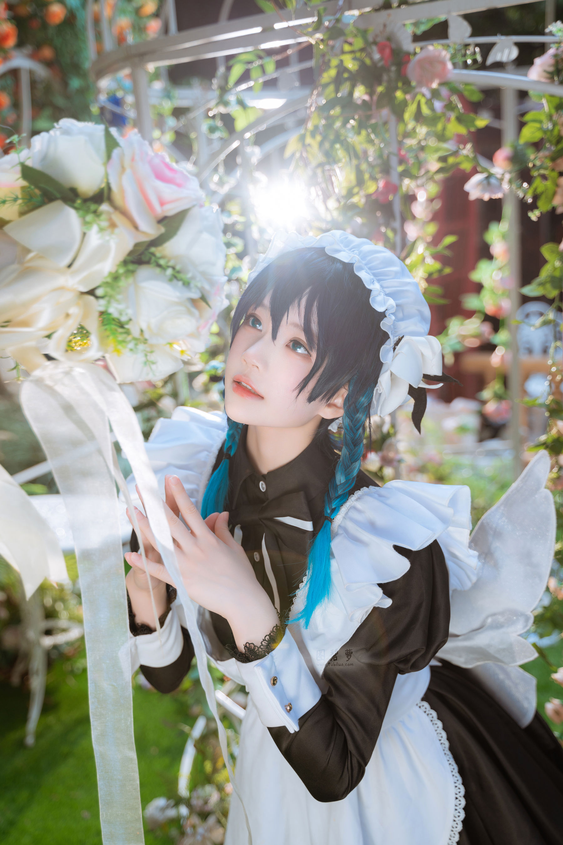 [福利COS] 桜桃喵 - 温迪女仆第7张
