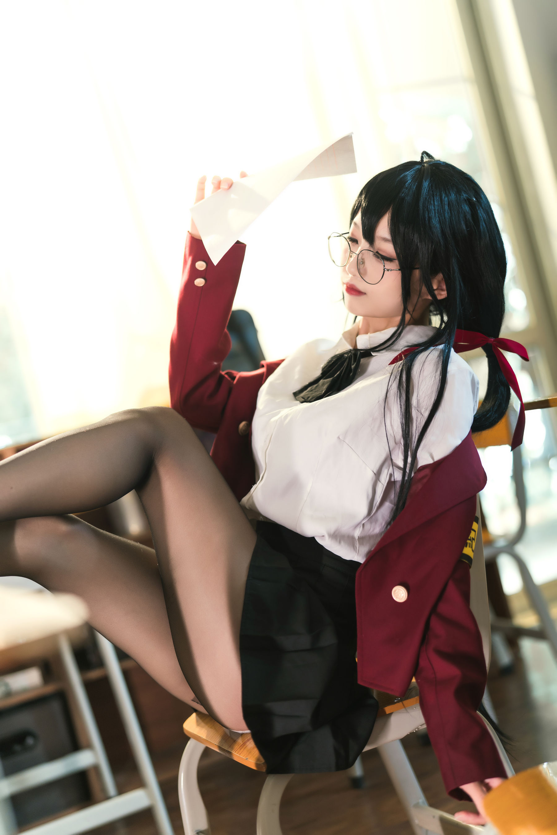 [福利COS] 狐玖玖 - 碧蓝航线 大凤JK第6张