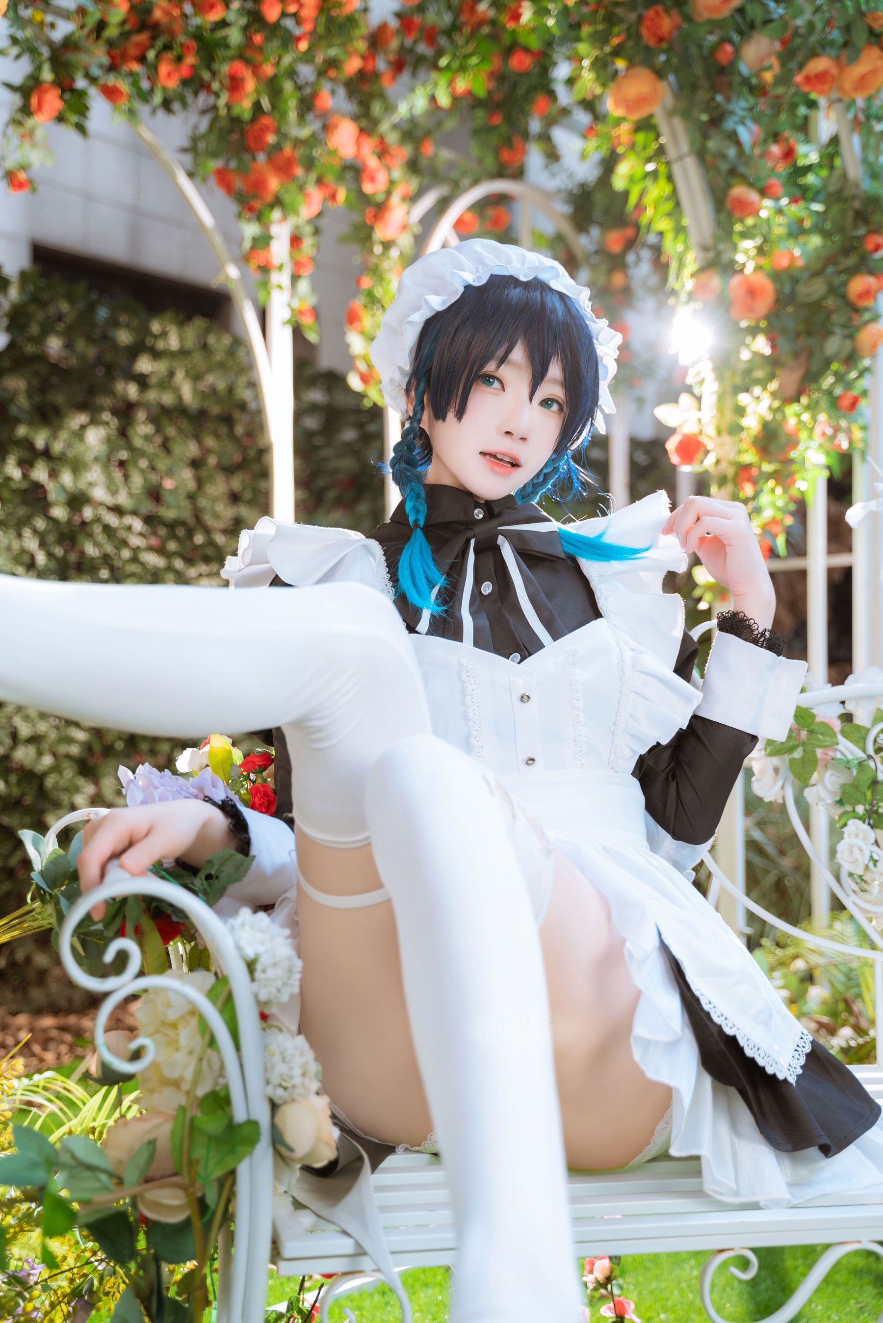 [福利COS] 桜桃喵 - 温迪女仆第4张