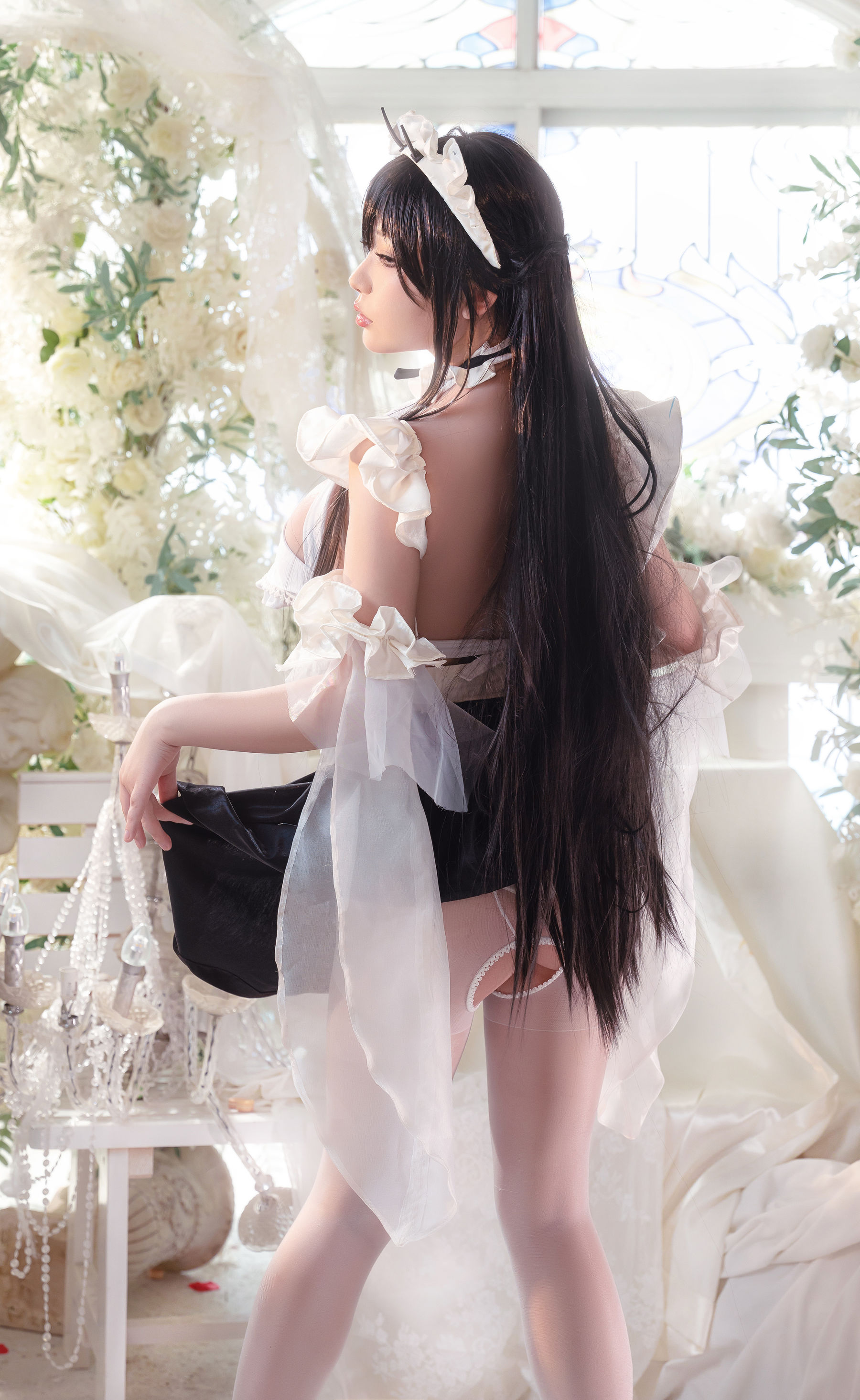 [福利COS] 七七娜娜子 - 不挠女仆第3张