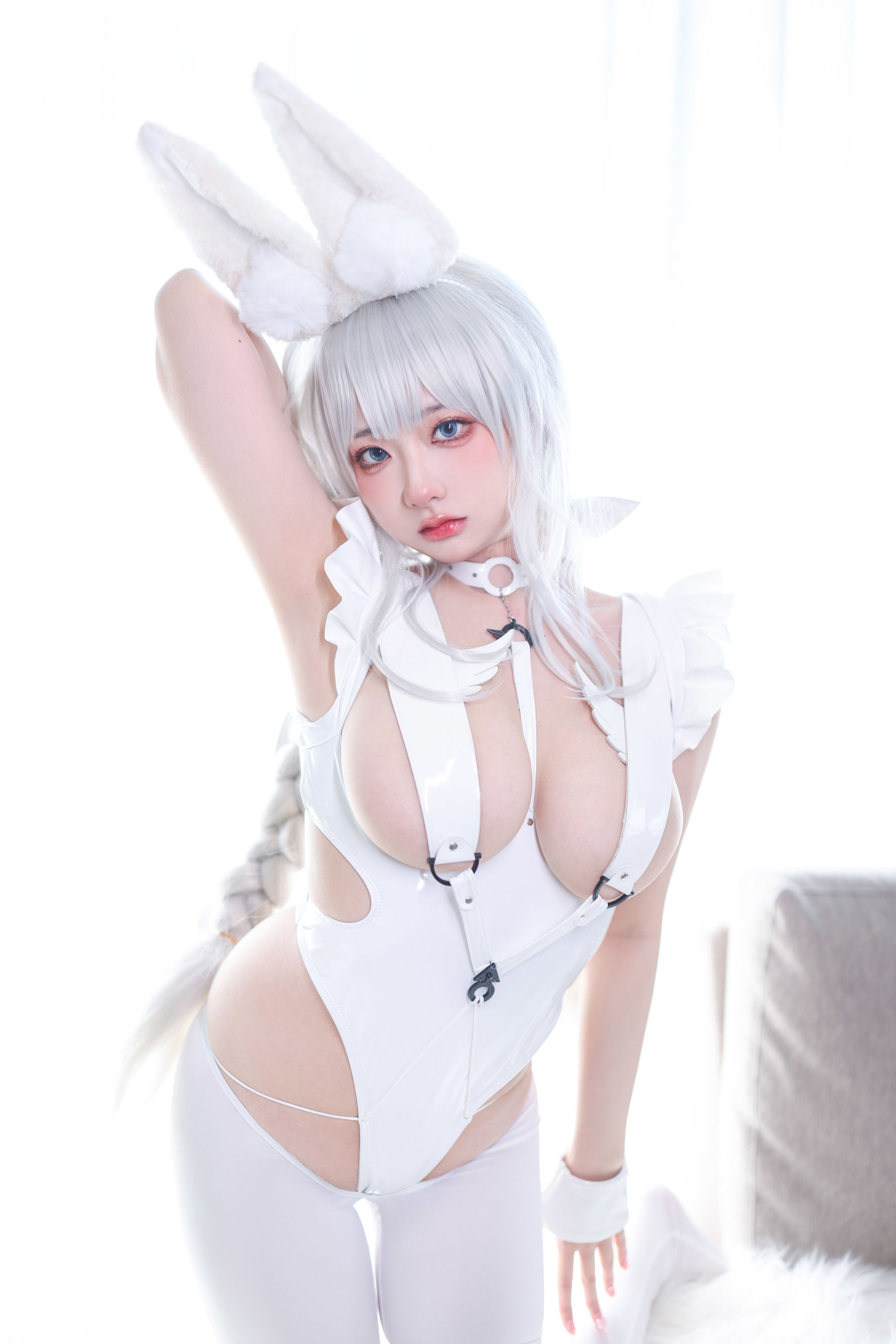 [福利COS] wendydydydy_酱油 - 恶毒 懒懒的白兔第4张