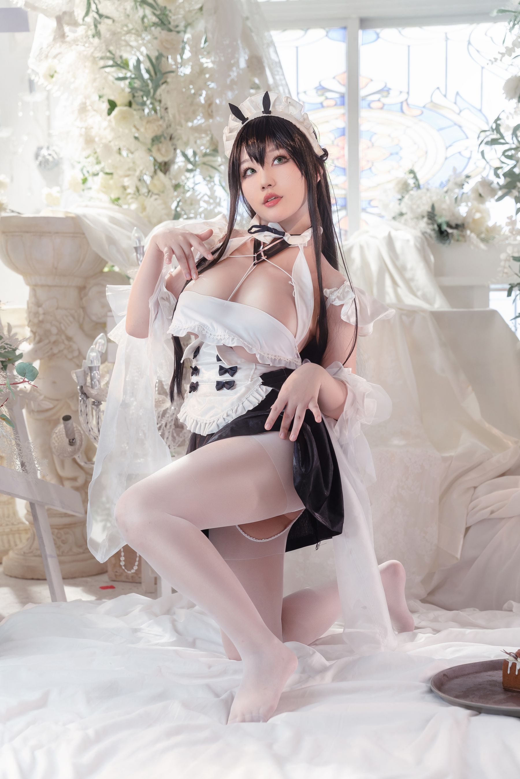 [福利COS] 七七娜娜子 - 不挠女仆第5张