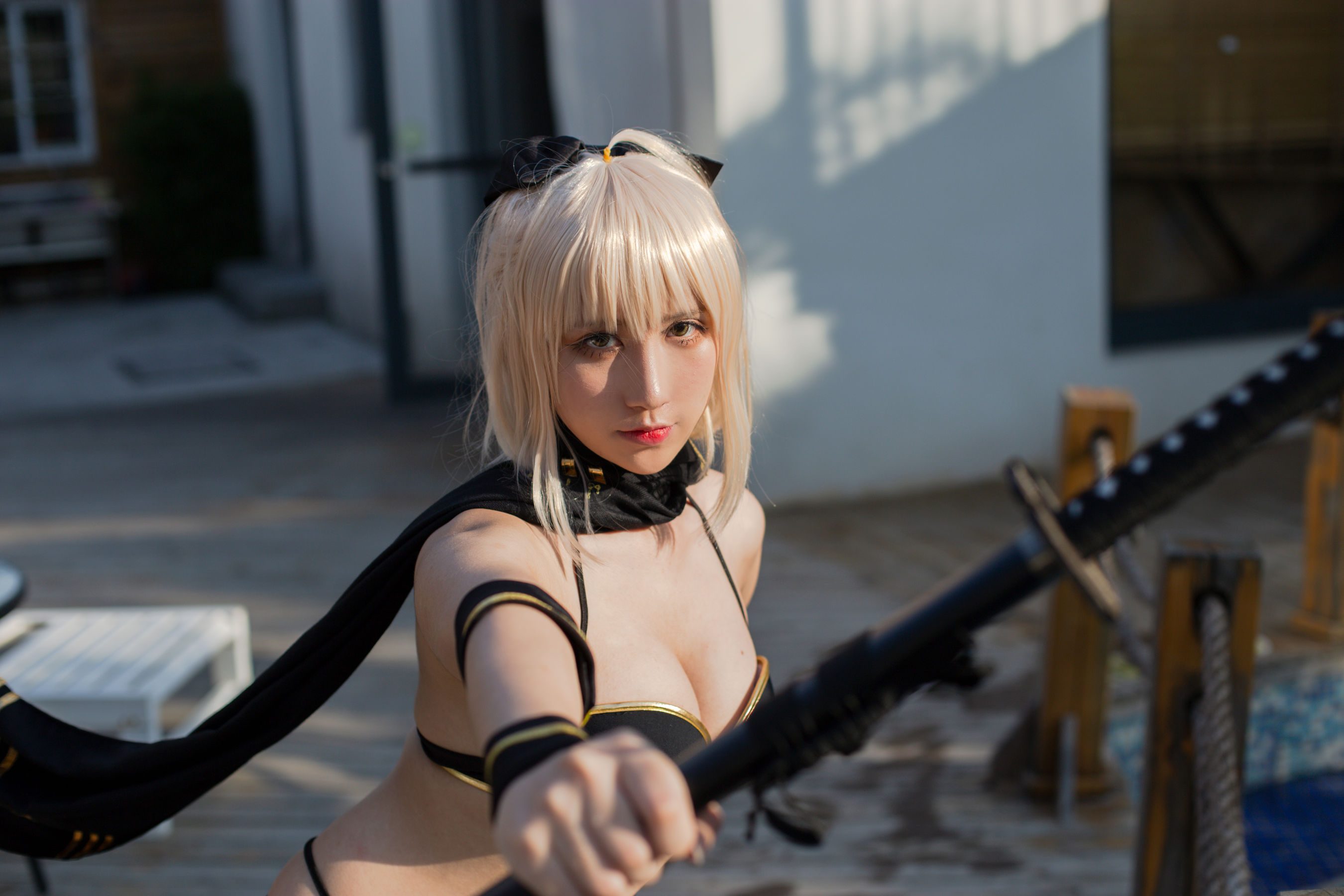 [福利COS] 动漫博主九曲Jean - 冲田泳装第8张