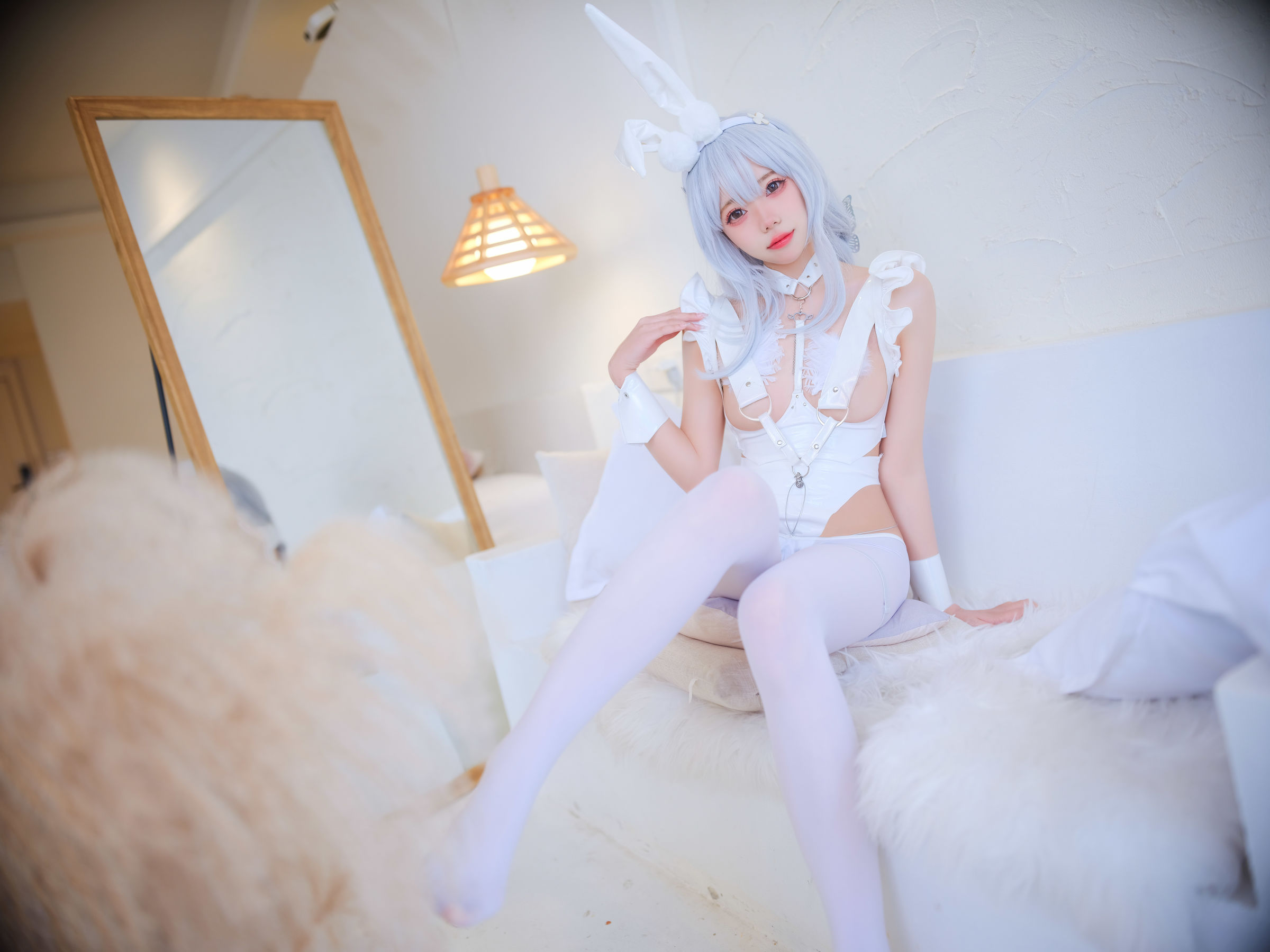 [福利COS] 咬一口兔娘 - 恶毒兔女郎第4张