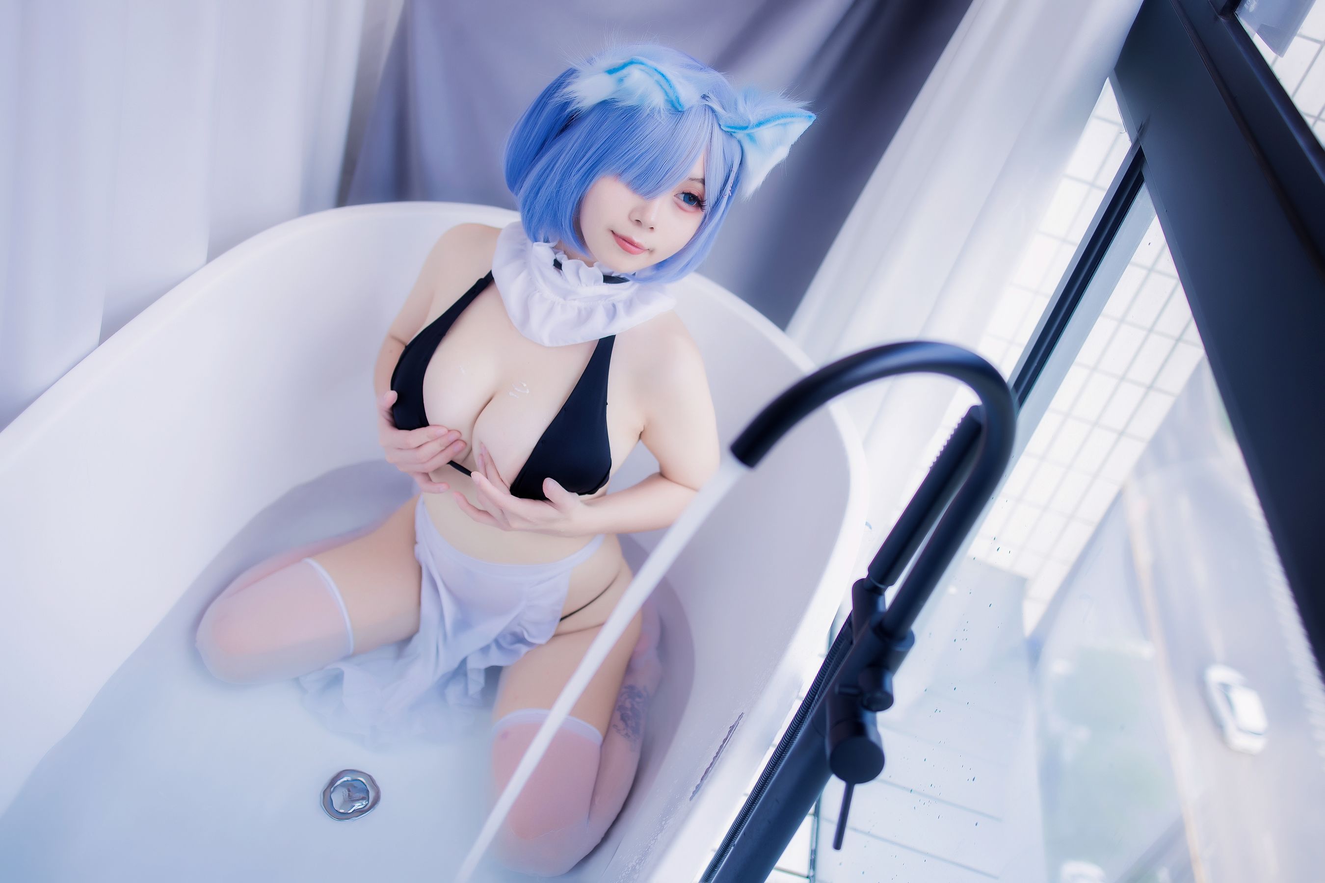 [福利COS] 末夜787 - 蕾姆女仆泳装第8张