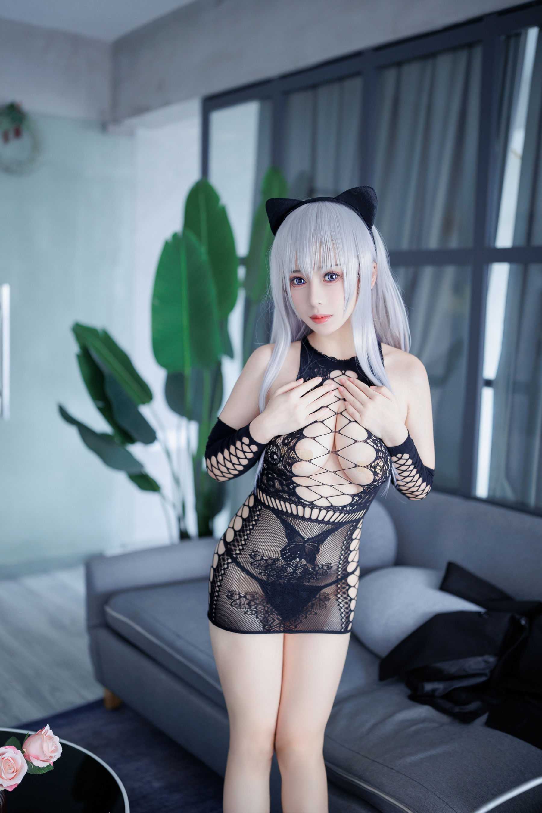 [福利COS] 胡桃猫Kurumineko - 魅惑猫娘第4张