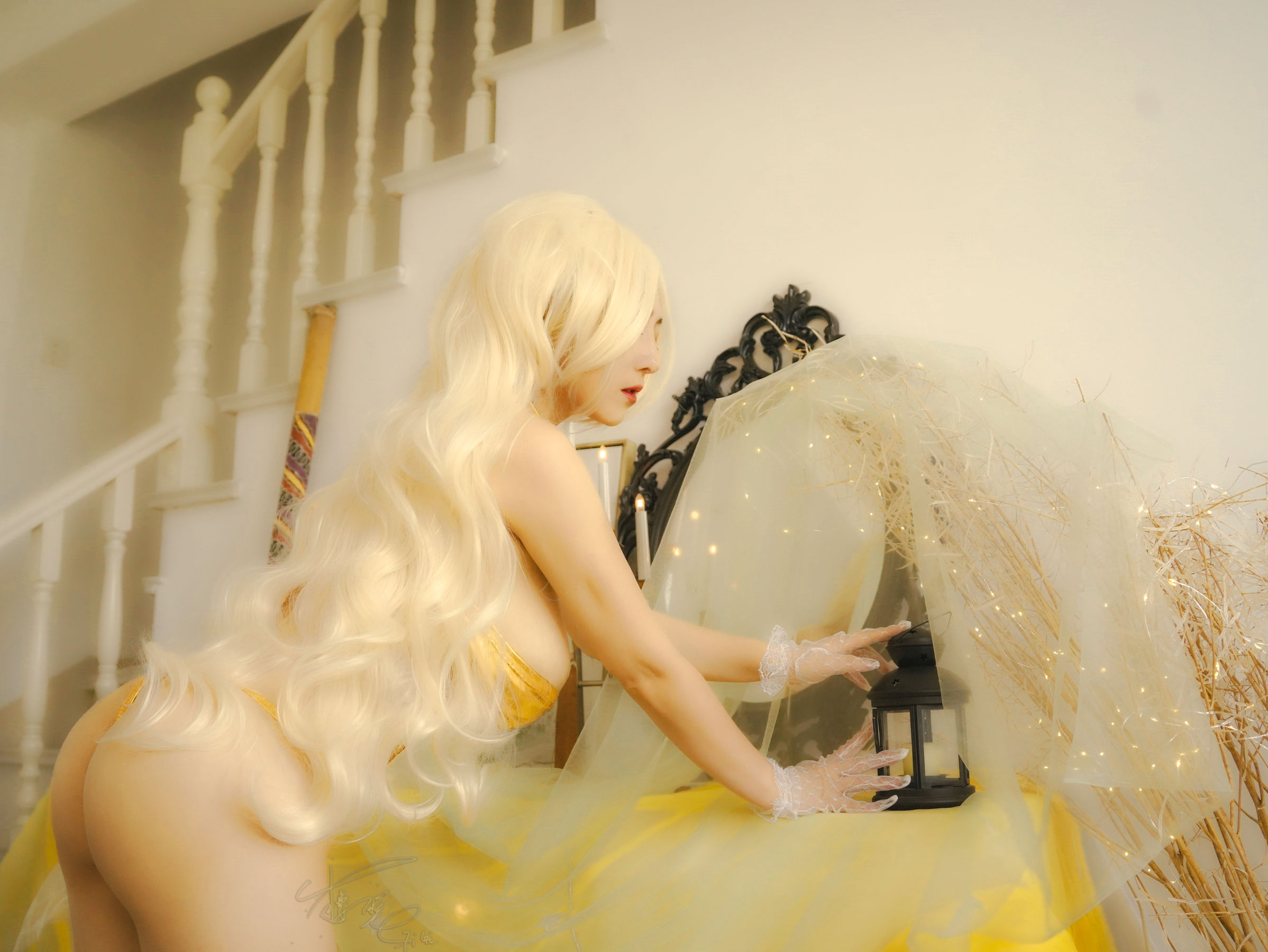 [福利COS] 网络红人樱晚gigi - 金盏花第1张