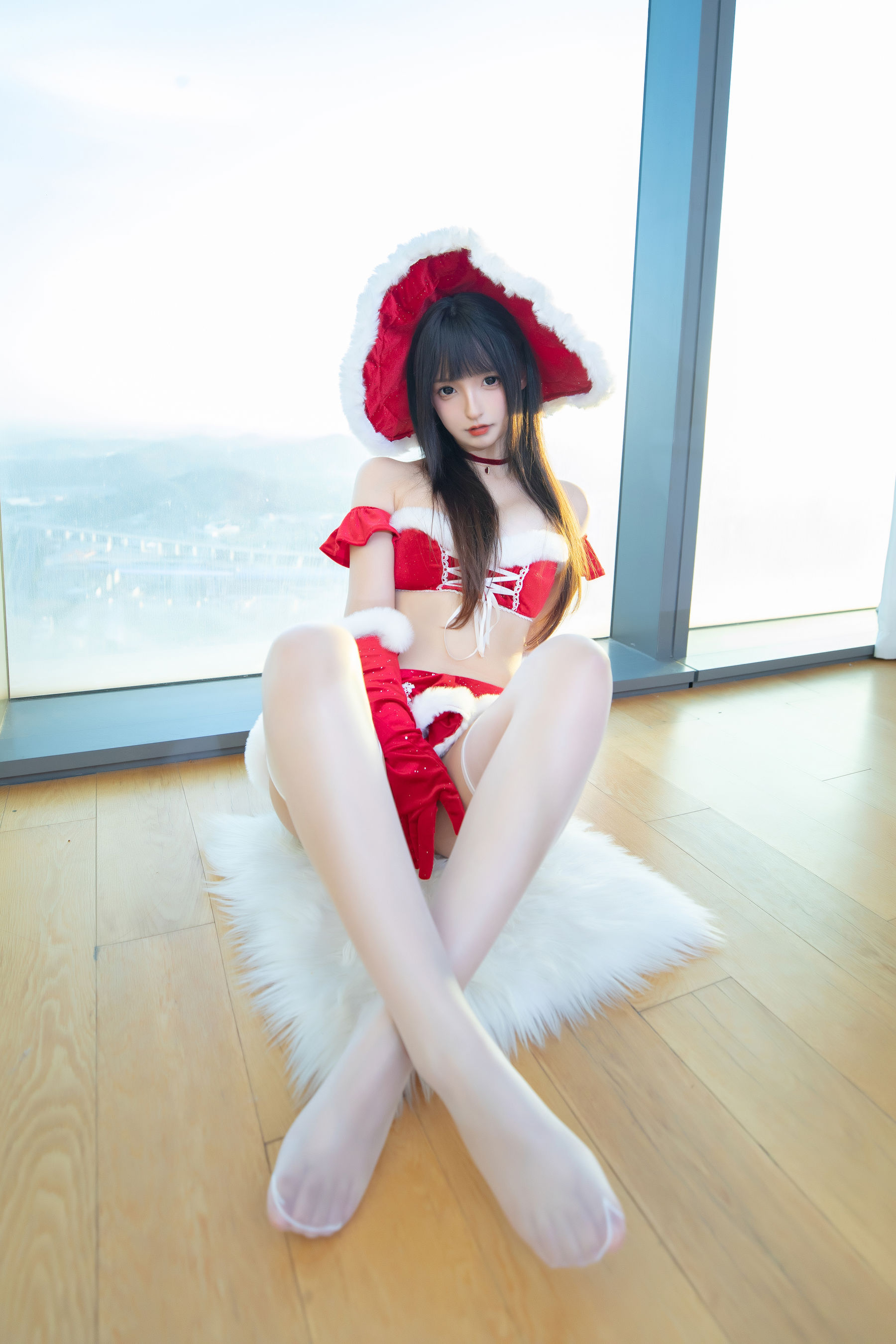 [福利COS] 萝莉神楽板真冬 之圣诞魔法第20张