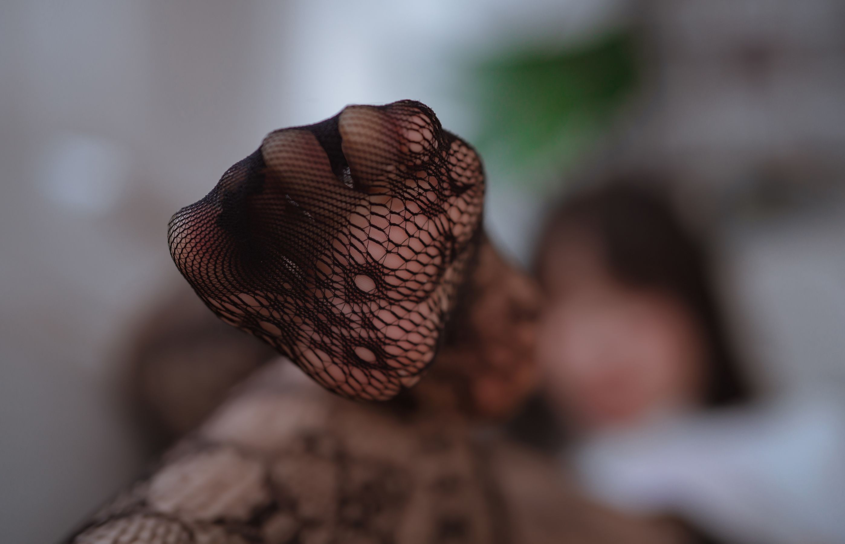 [福利COS] 轩萧学姐 - 提花裤袜第1张