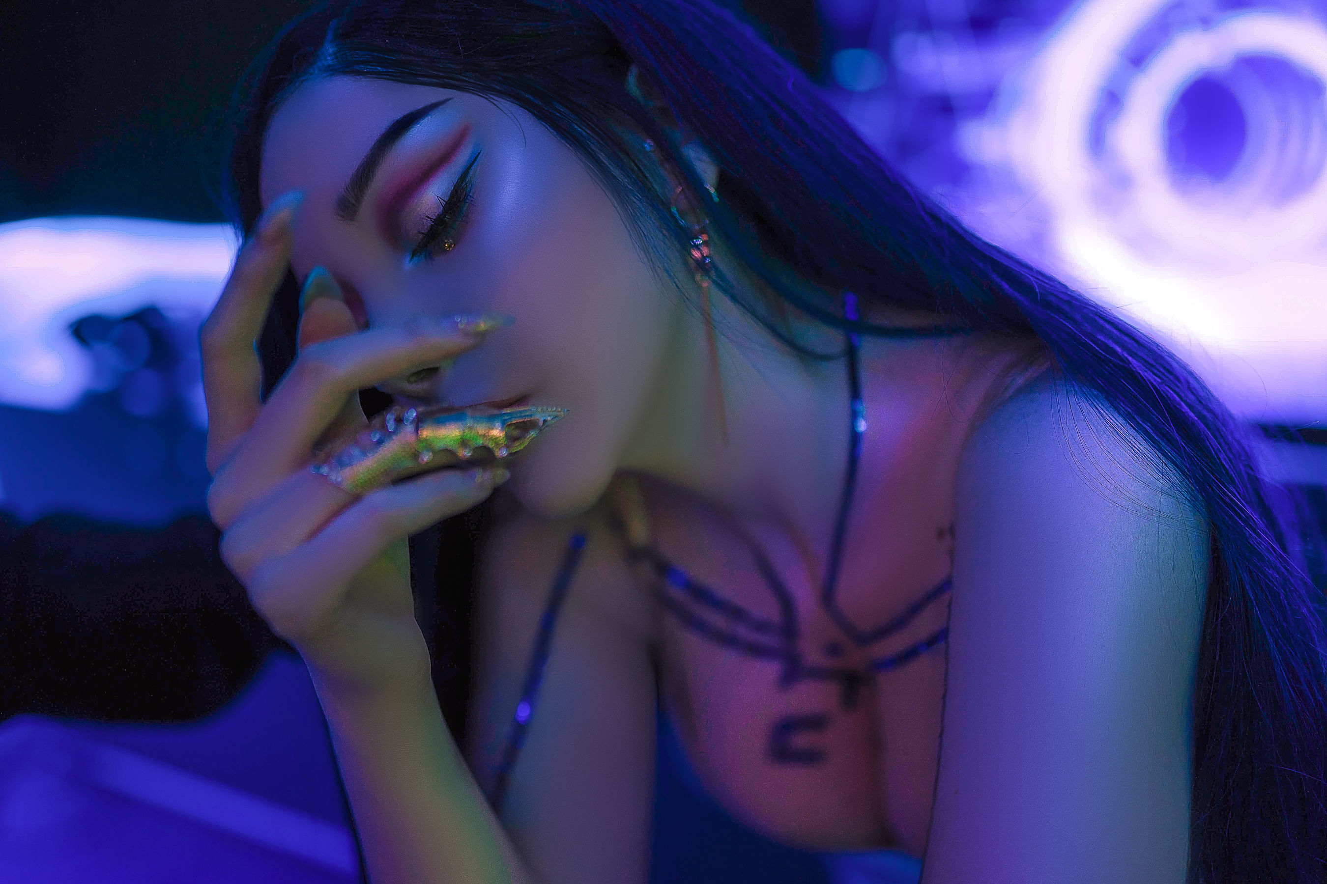 [COS福利] 国外美女SayaTheFox - Cyberpunk Dress第5张