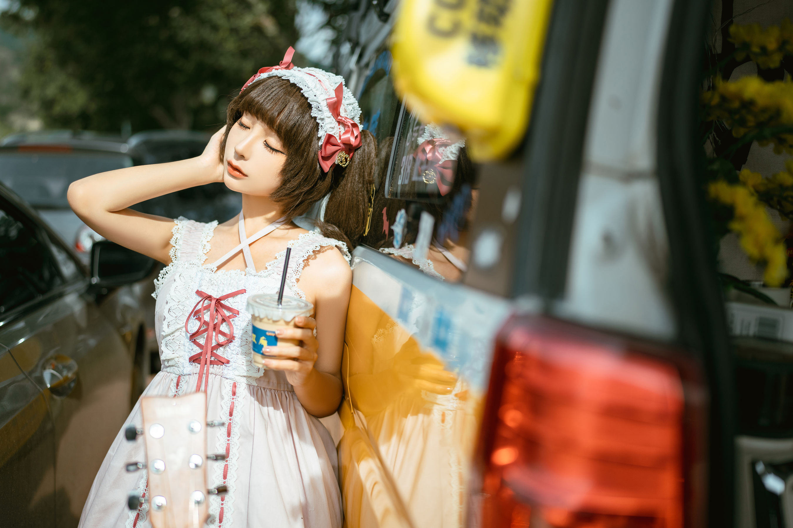 动漫博主蠢沫沫 - 可以陪我喝一杯咖啡吗第3张