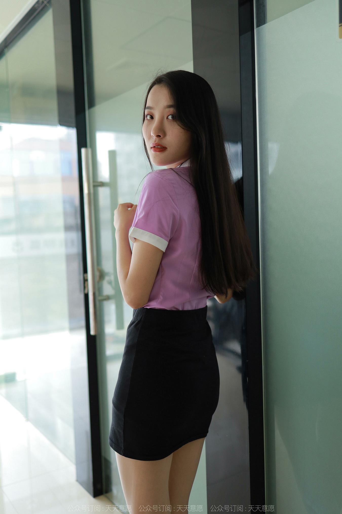 [IESS异思趣向] 2022.07.17 丝享家1150：婉萍《粉紫色职业装》[82P]第16张