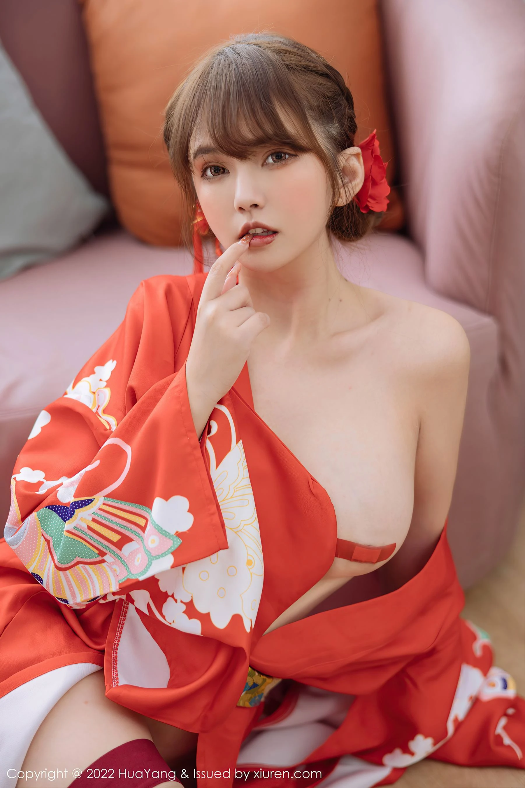 花漾 VOL.518 张思允Nice 和服美臀第6张