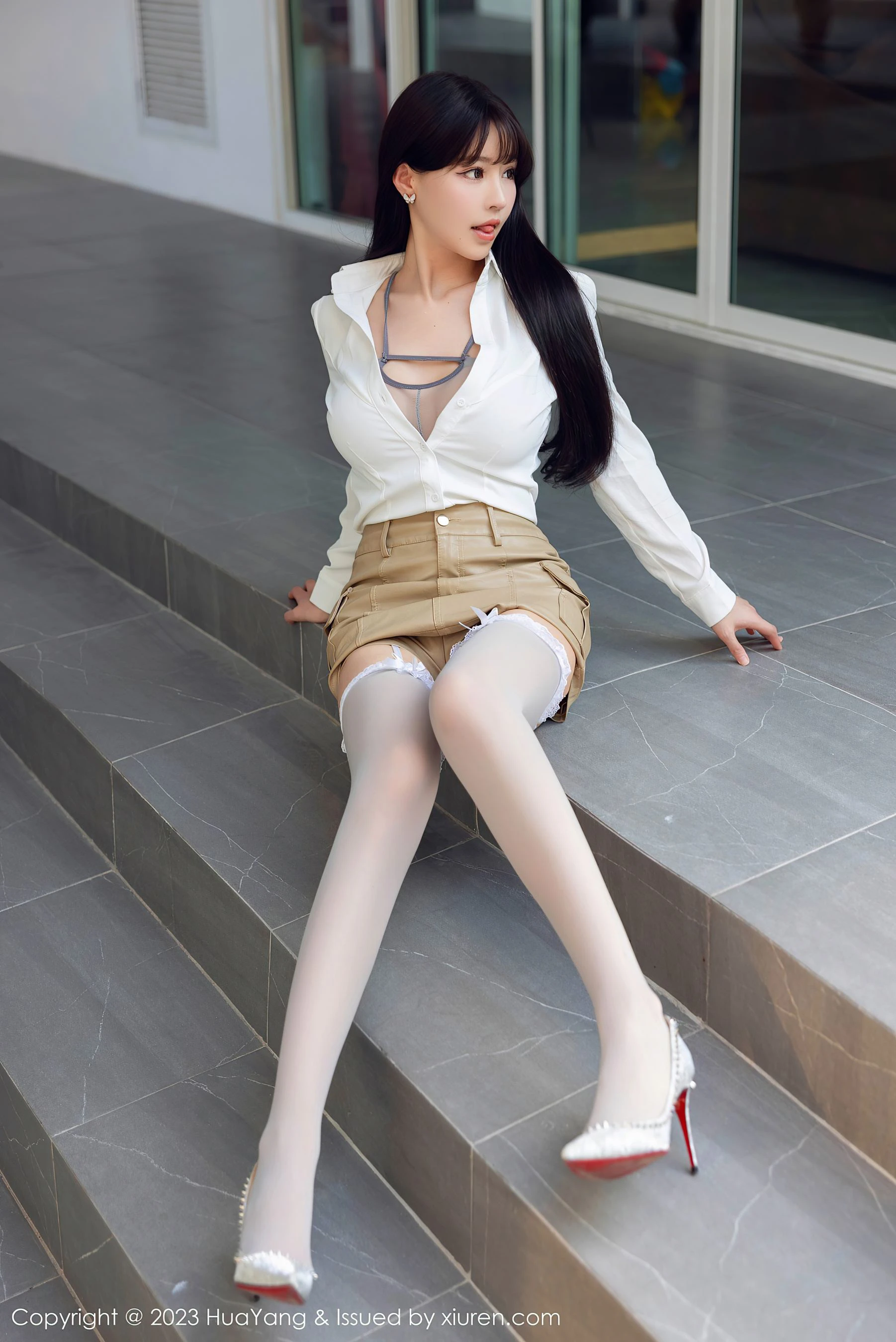 花漾 VOL.530 朱可儿Flora 丝袜美臀第16张