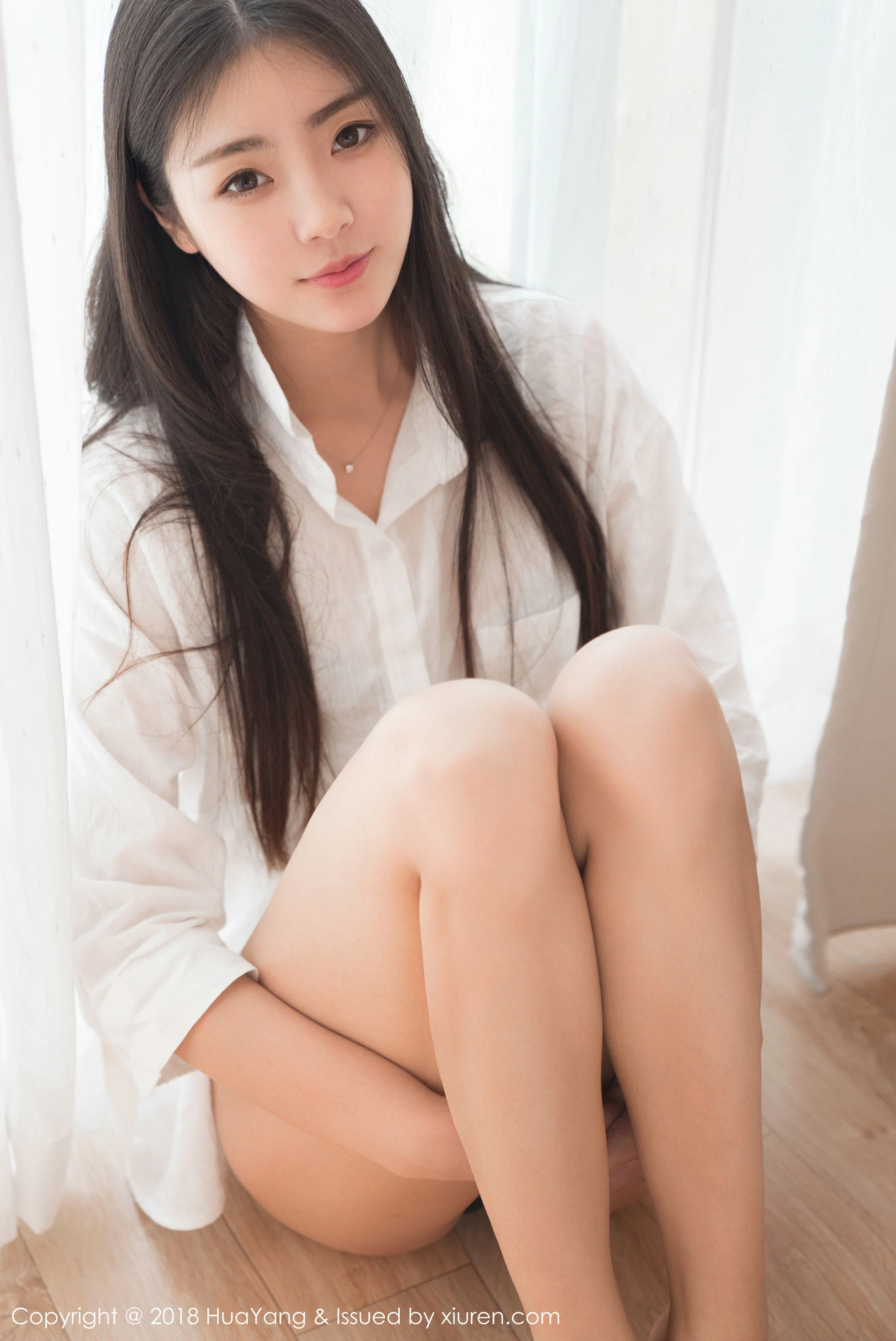 可樂Vicky《毛衣+白衬衫》 花漾 Vol.027第10张