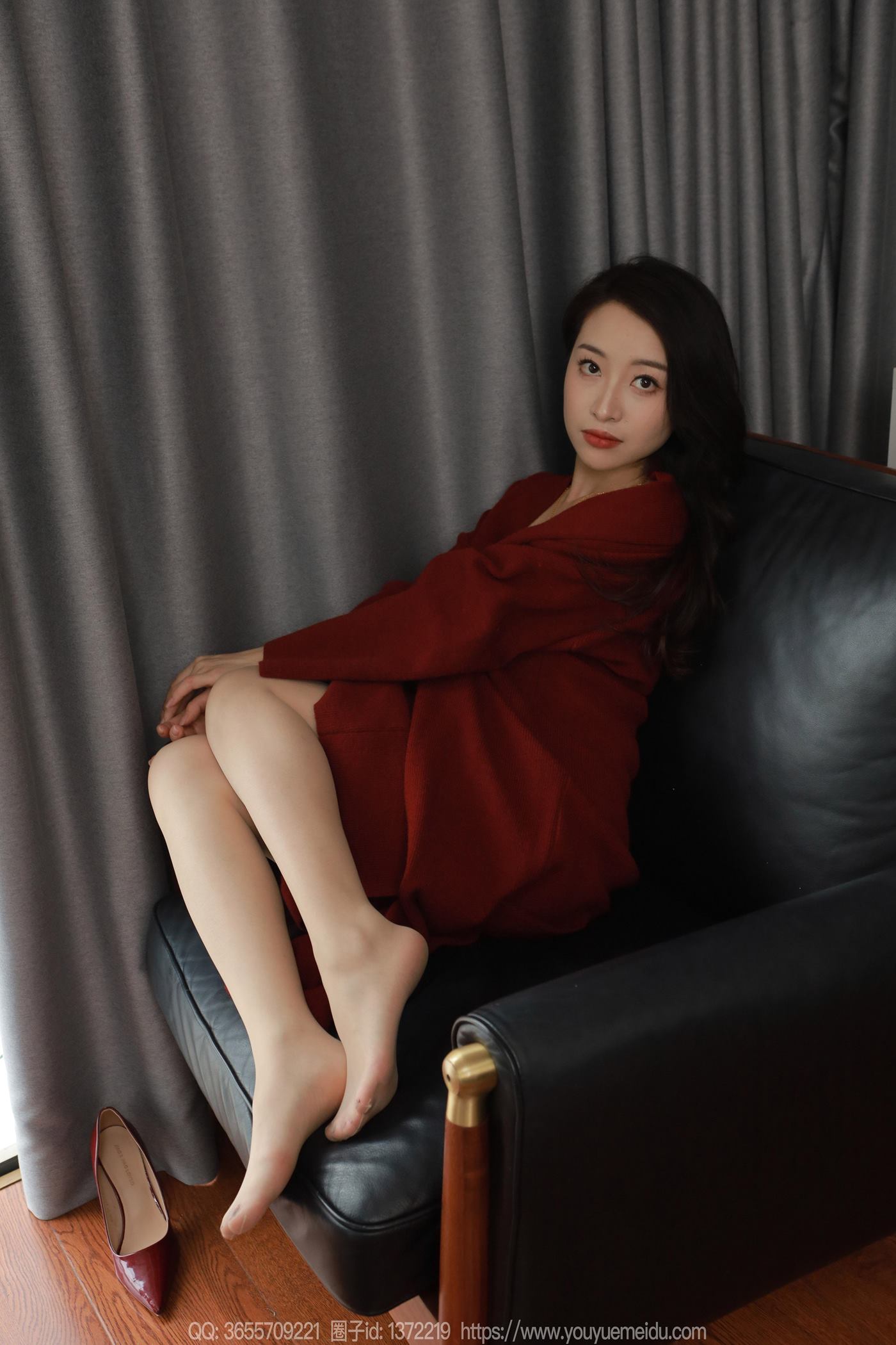 [IESS异思趣向] 2025.01.27 丝享家1961：小婕《红色针织裙（上）》[88P]第12张