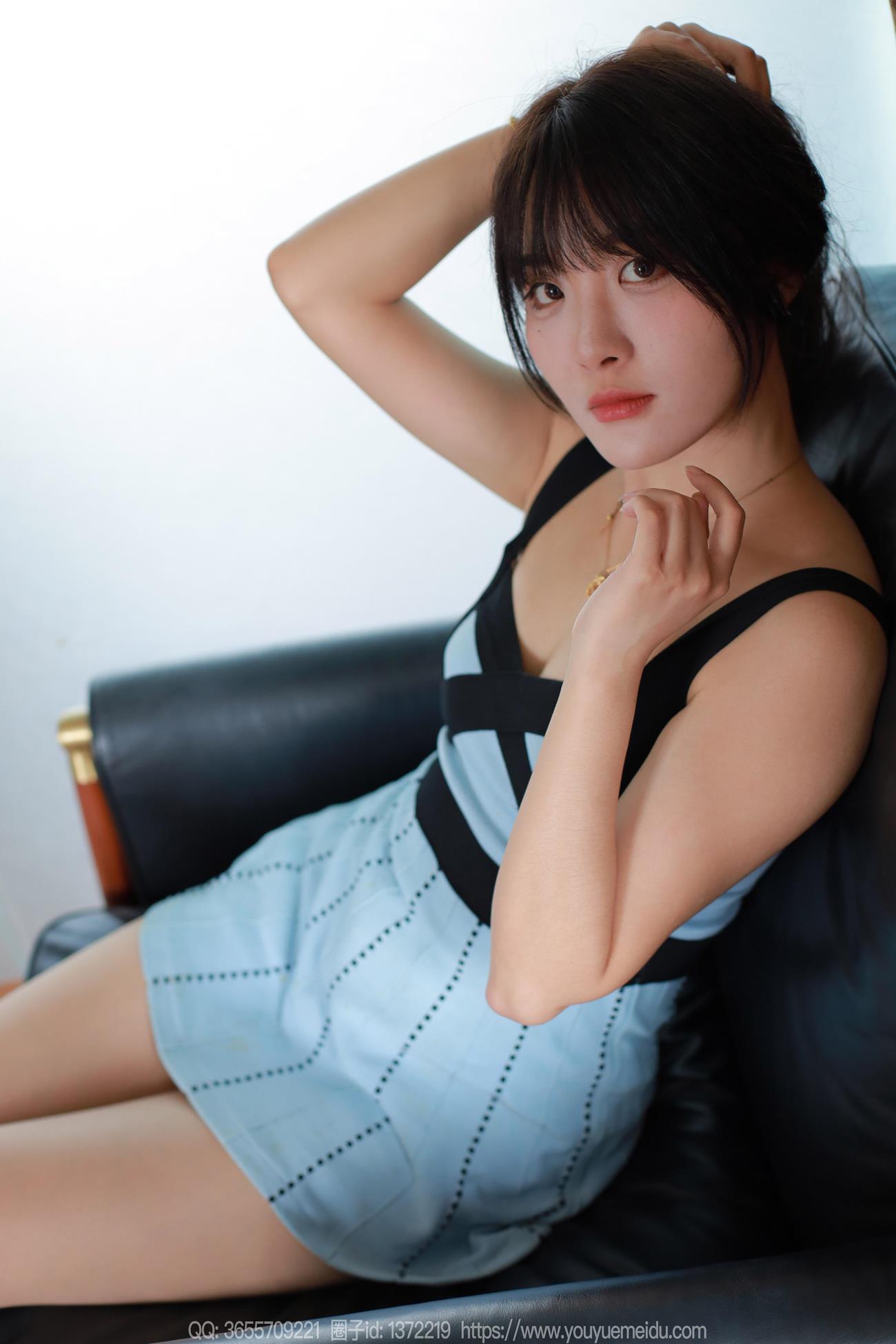 [IESS异思趣向] 2024.11.13 丝享家1897：婉萍《黑带蓝裙》[88P]第5张
