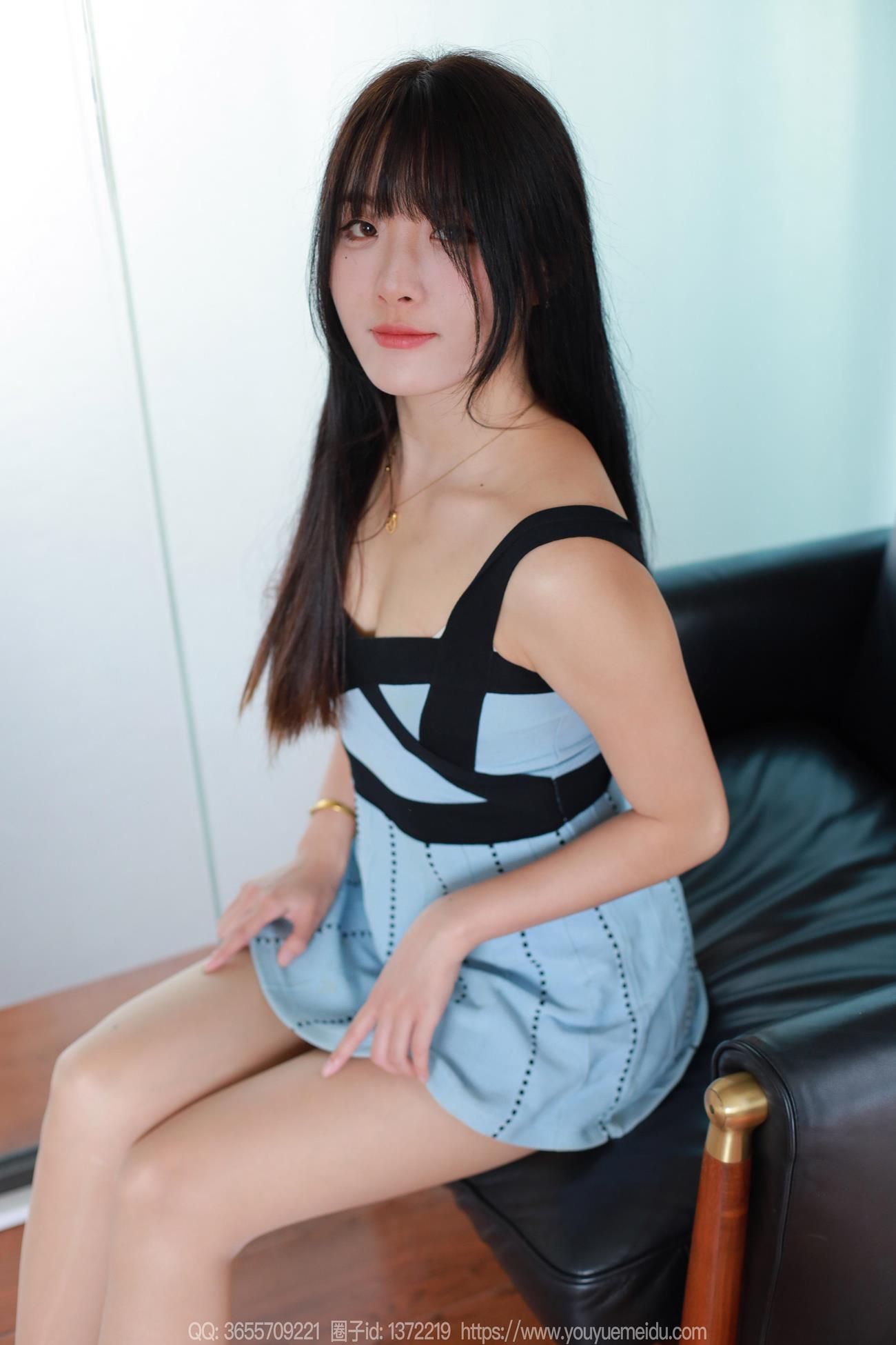 [IESS异思趣向] 2024.11.13 丝享家1897：婉萍《黑带蓝裙》[88P]第6张