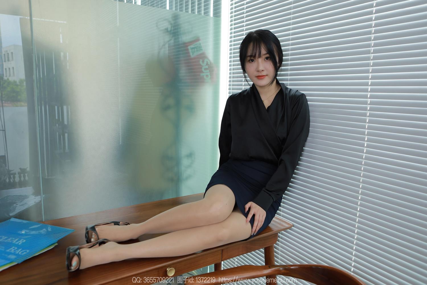 [IESS异思趣向] 2024.07.19 丝享家1798：婉萍《黑色衬衣》[88P]第13张