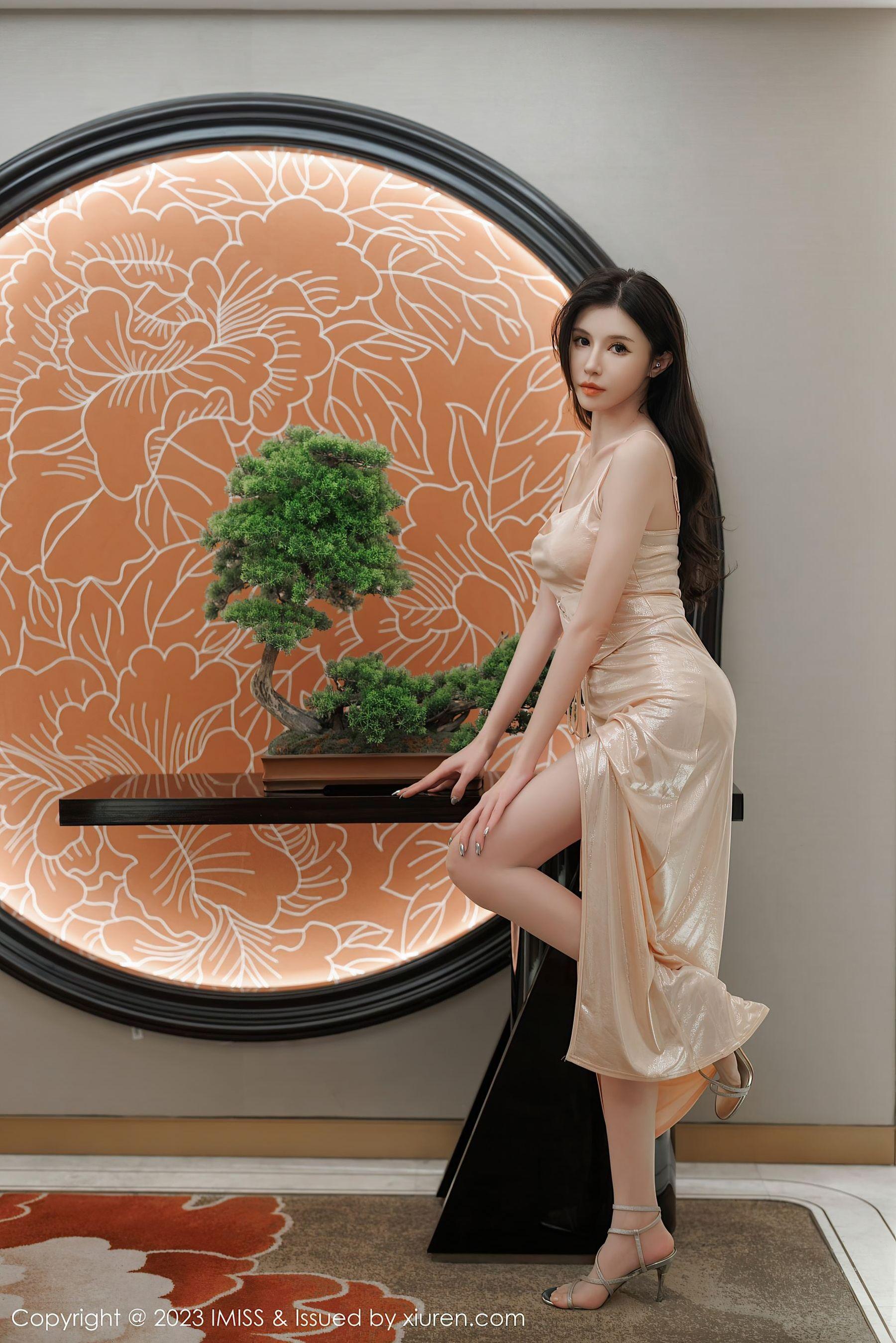 爱蜜社 VOL.711 泥鳅鳅 美腿长裙第16张