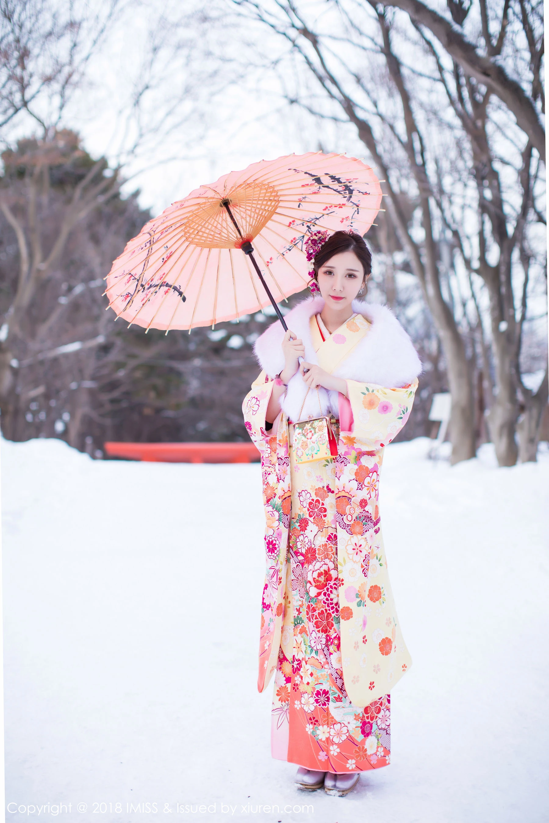  淼淼萌萌哒《北海道旅拍》 爱蜜社IMiss Vol.242第7张