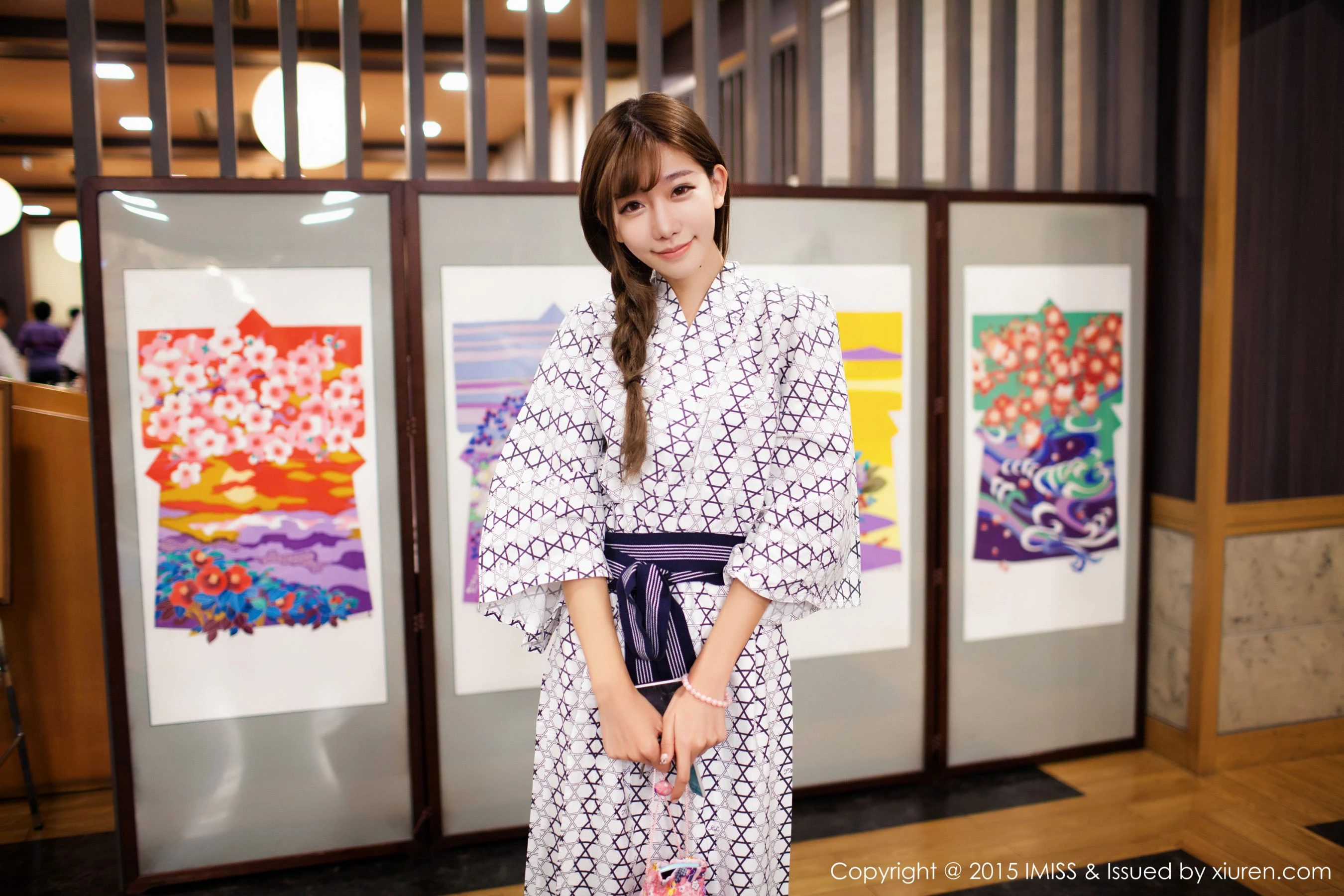 网红陈潇《日本之旅街拍》 爱蜜社IMiss Vol.010第14张