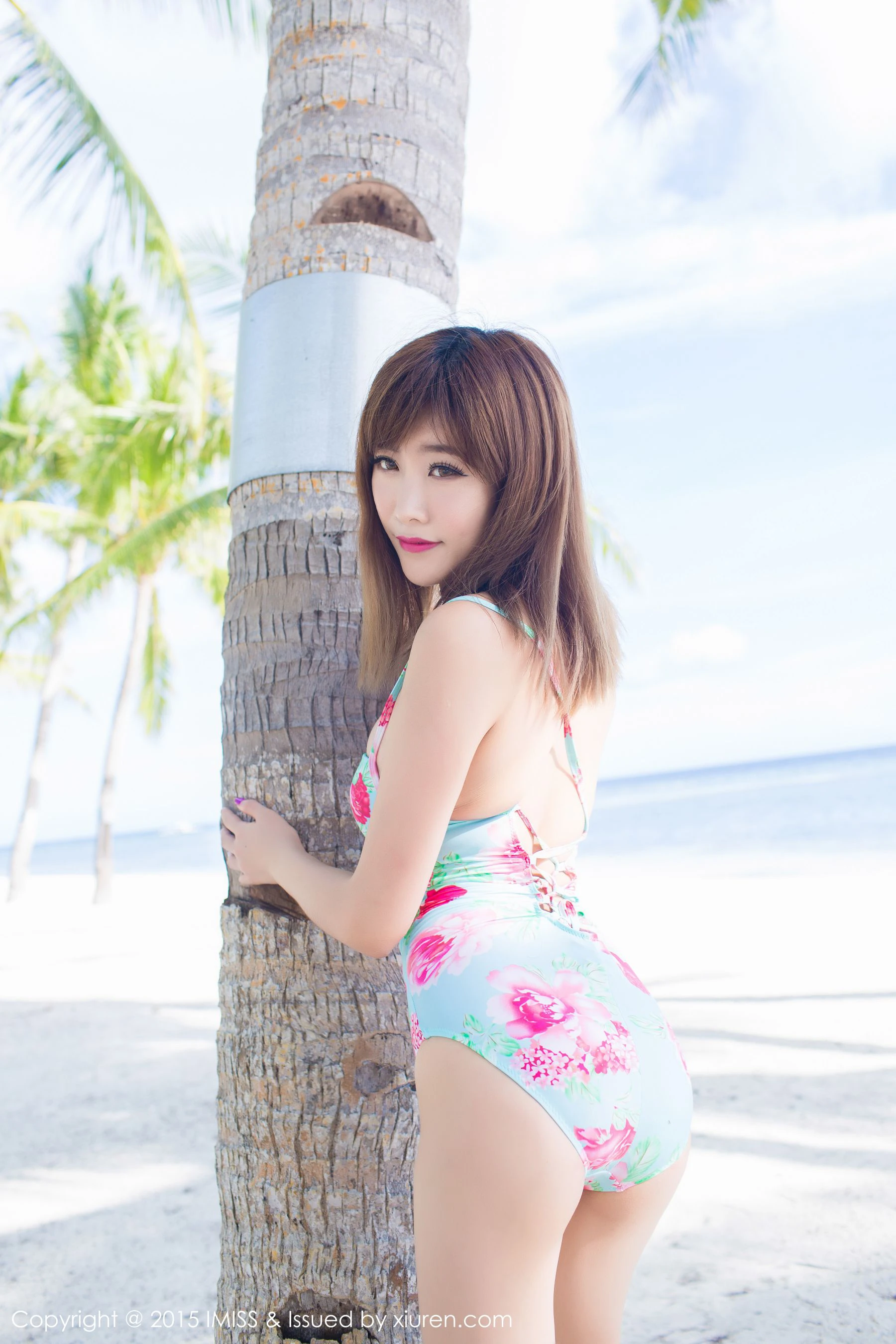 程小烦不烦《清新牛仔热裤+比基尼》 爱蜜社IMiss Vol.055第17张