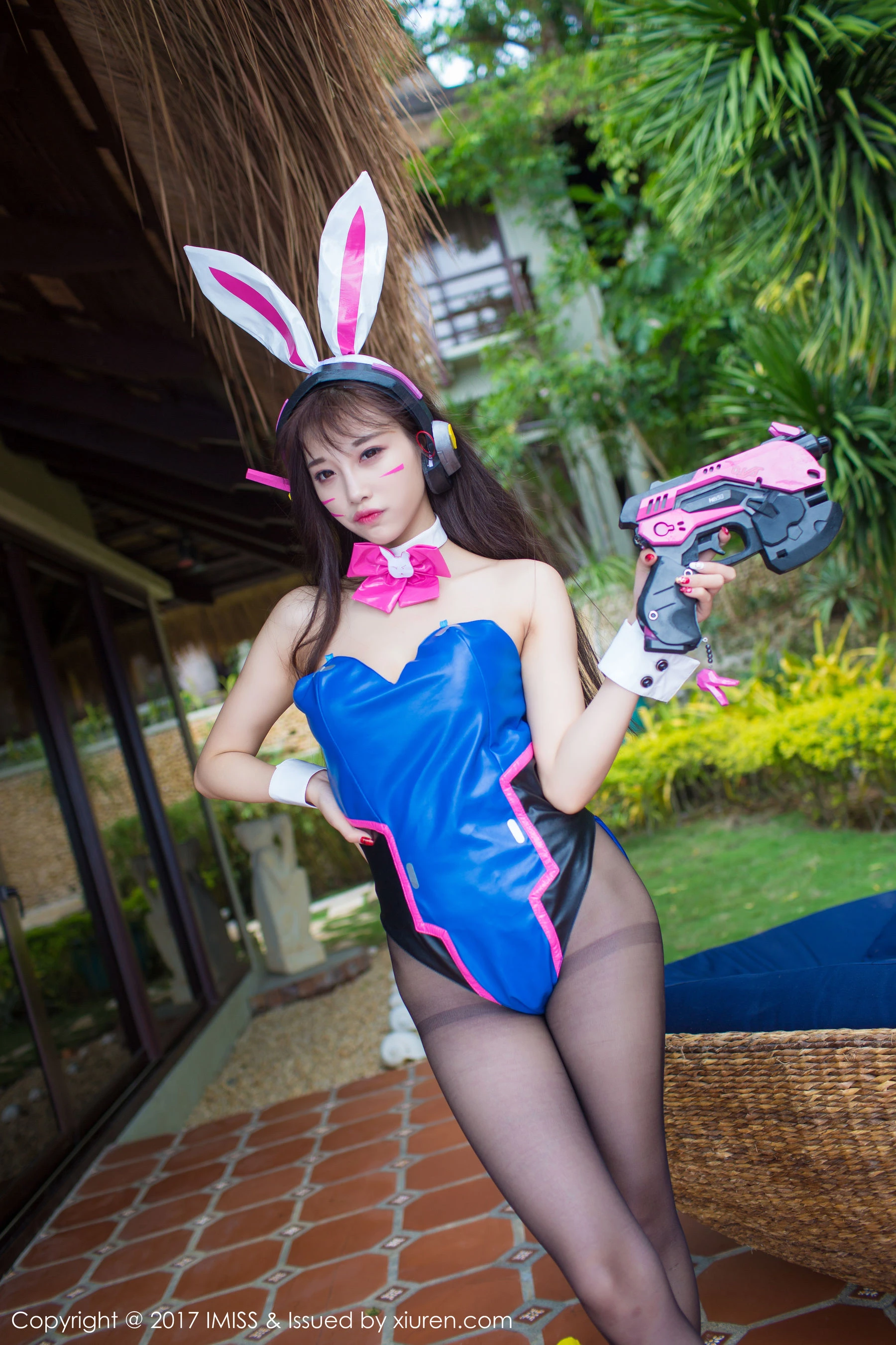 杨晨晨sugar《网格镂空内衣+DVA系列》 爱蜜社 VOL.154第20张